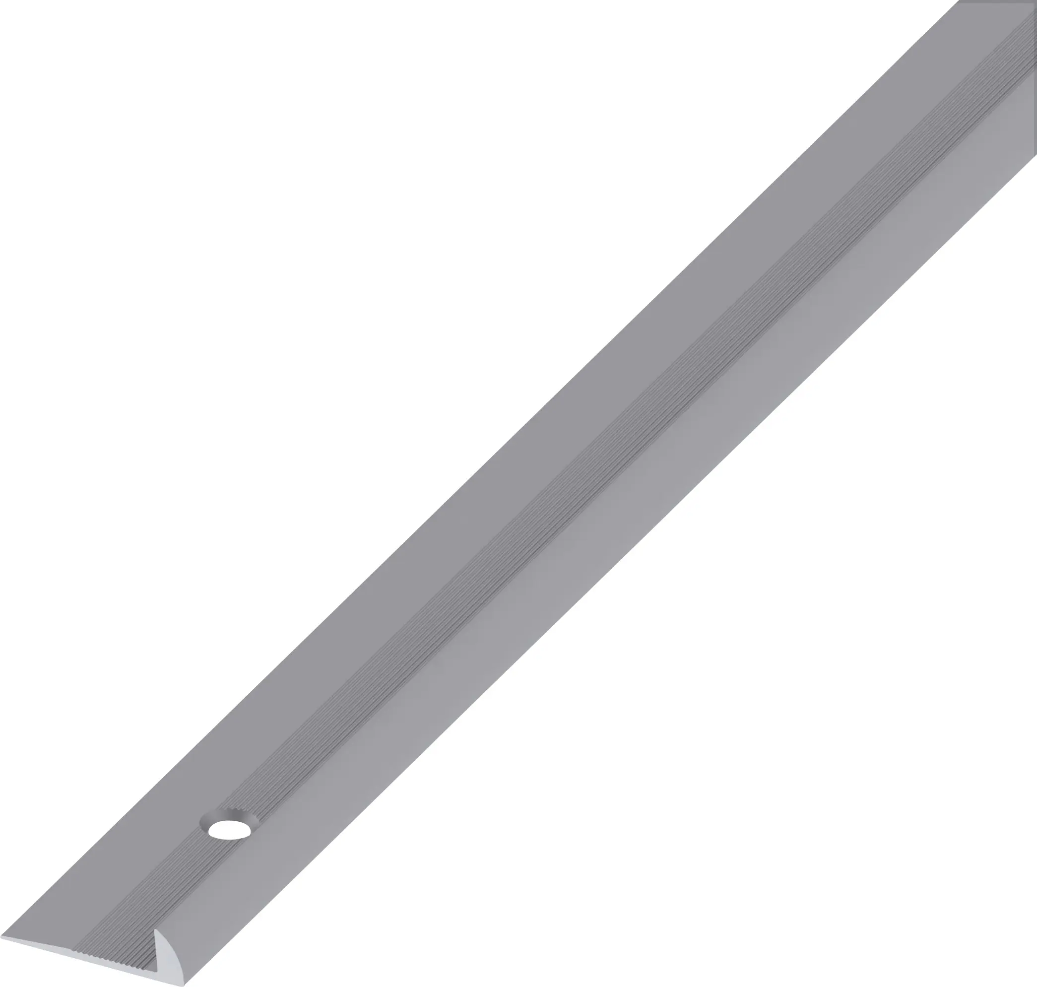 alfer Rund-Abschluss-Profil 1 m, 21.5 x 5 mm Aluminium eloxiert dunkelgrau