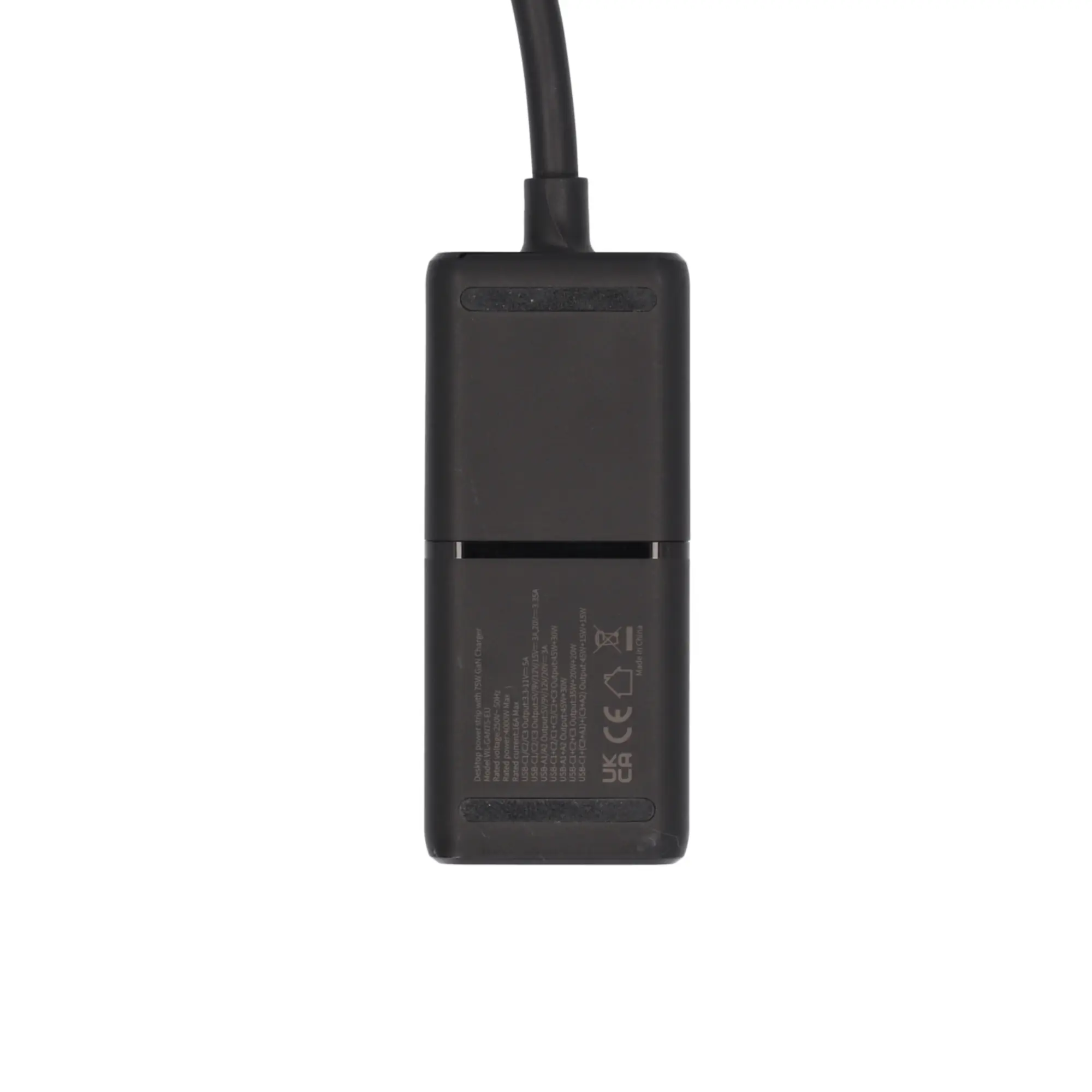 Unitec Tischsteckdose 1-fach inkl. 5x USB A/C 45+30 W 3 m