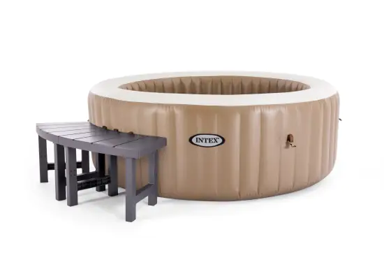 Intex Spa Beistelltisch 2 x 42 cm, dunkelbraun