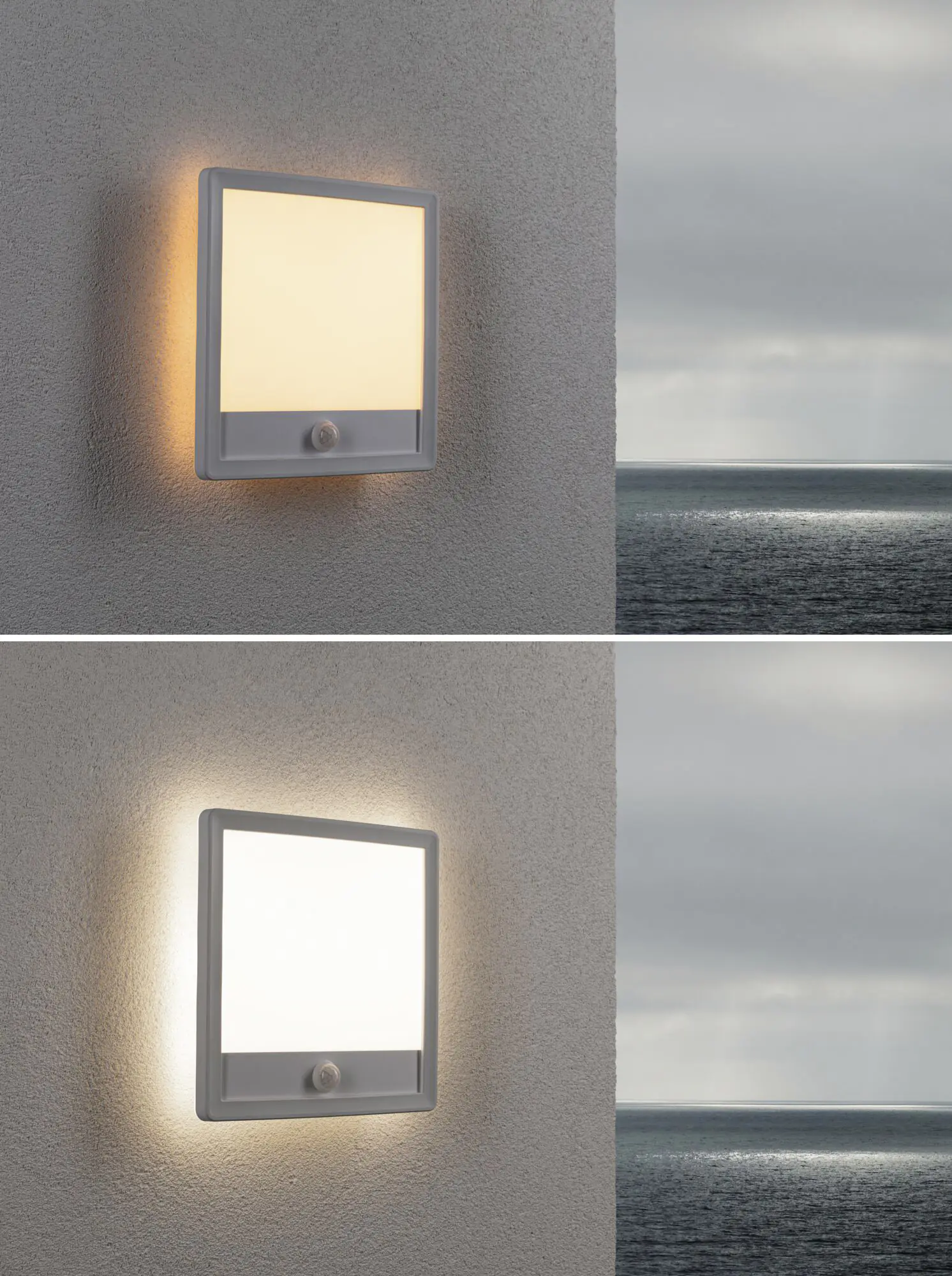 Paulmann LED Außenleuchte Lamina insect friendly 25x25cm mit Bewegungsmelder