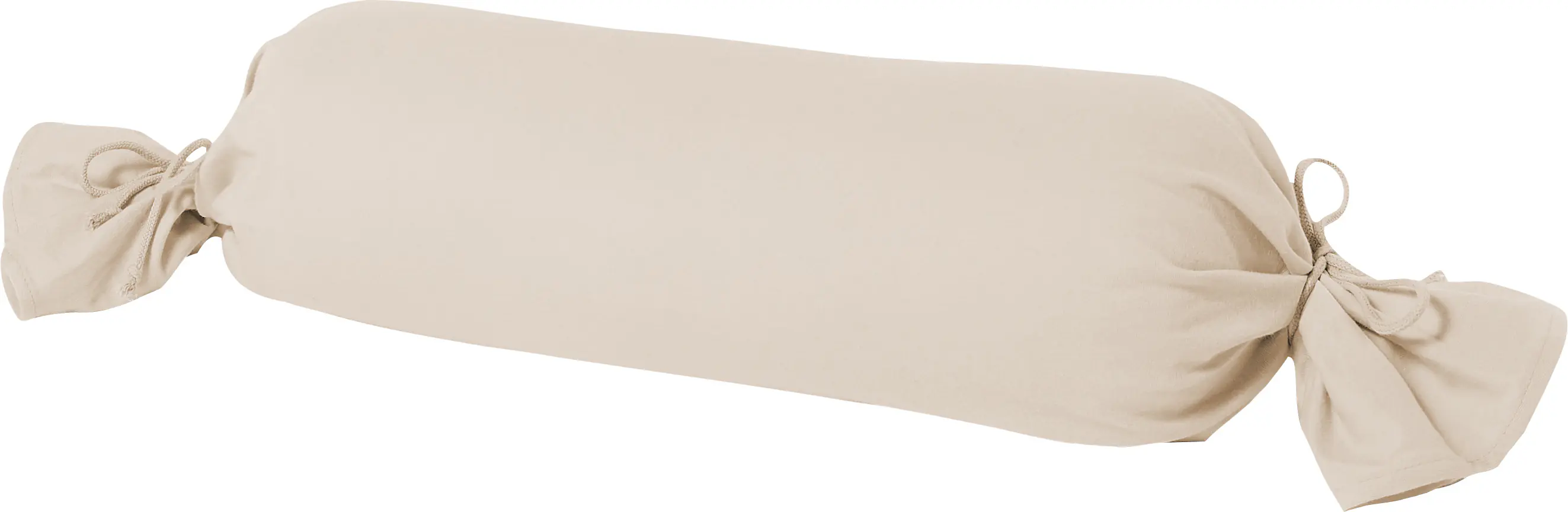 Mako Kissenbezug Feinjersey für Nackenrolle 15 x 40 cm düne 