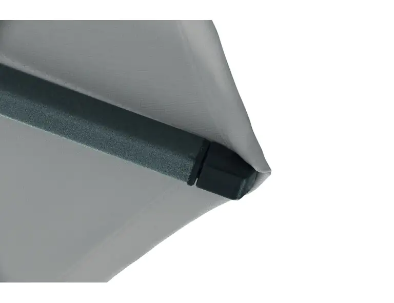 Siena Garden Mittelstockschirm Avio taupe Ø 350 cm
