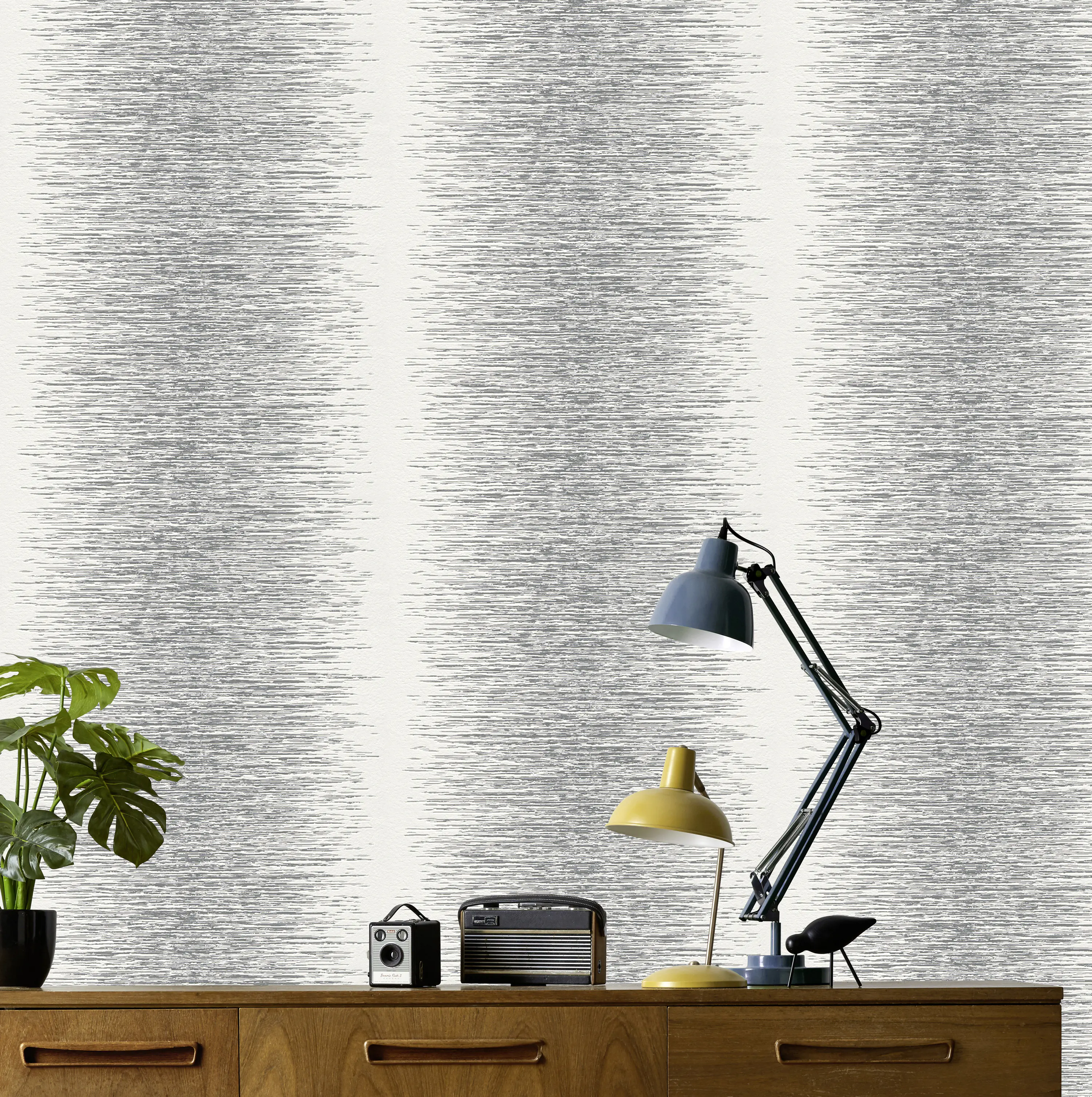 Rasch Vliestapete 413809 Selection grafisch silber 10,05 x 0,53 m