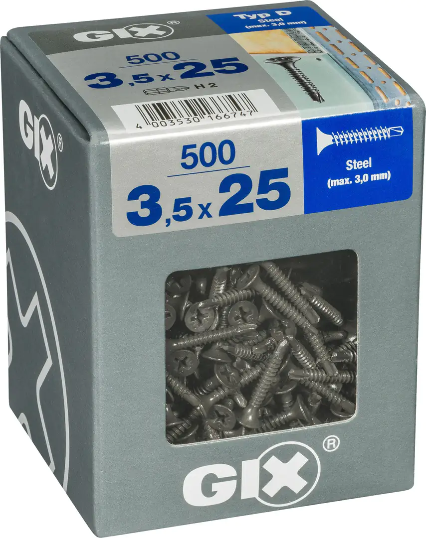 Spax Schnellbauschrauben 3.5 x 25 mm PH 2 - 500 Stk.
