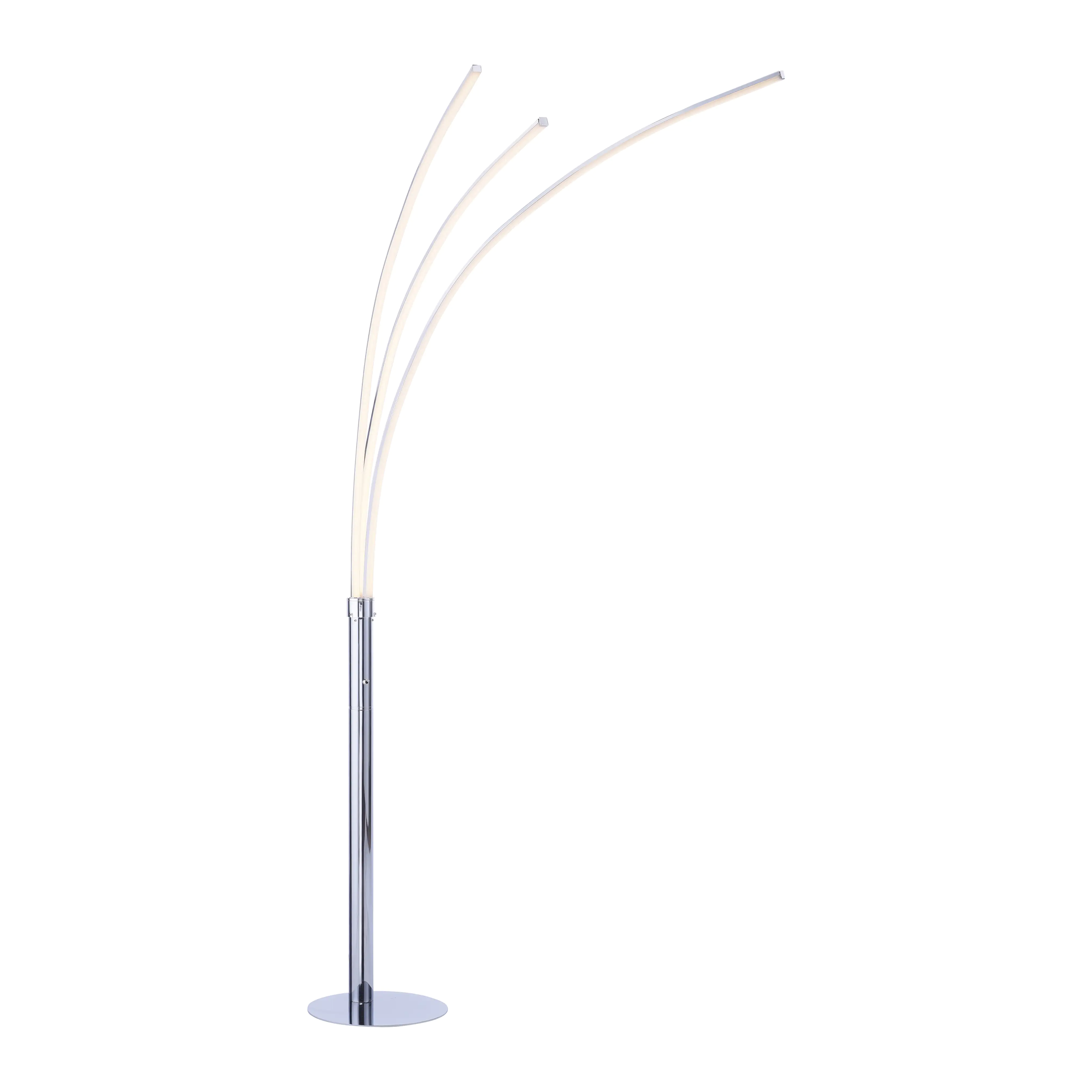 JustLight LED Stehleuchte Maja chrom