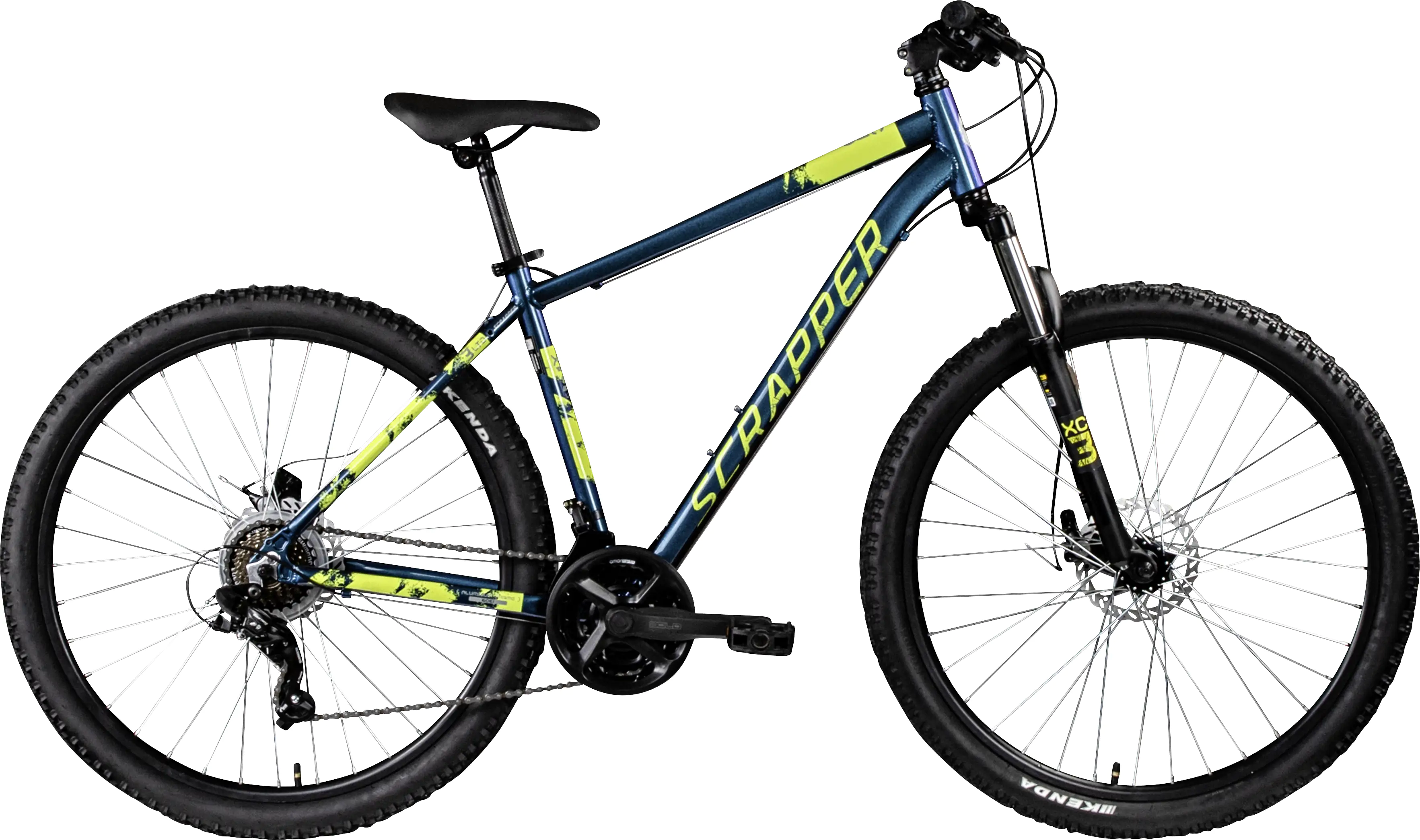 Scrapper Mountainbike XC 3.1 LTD M 27,5 Zoll RH 46cm 21-Gang blau gelb