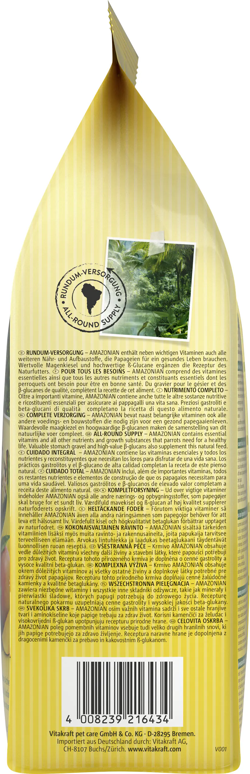 Vitakraft AMAZONIAN südamerik. PA 750 g