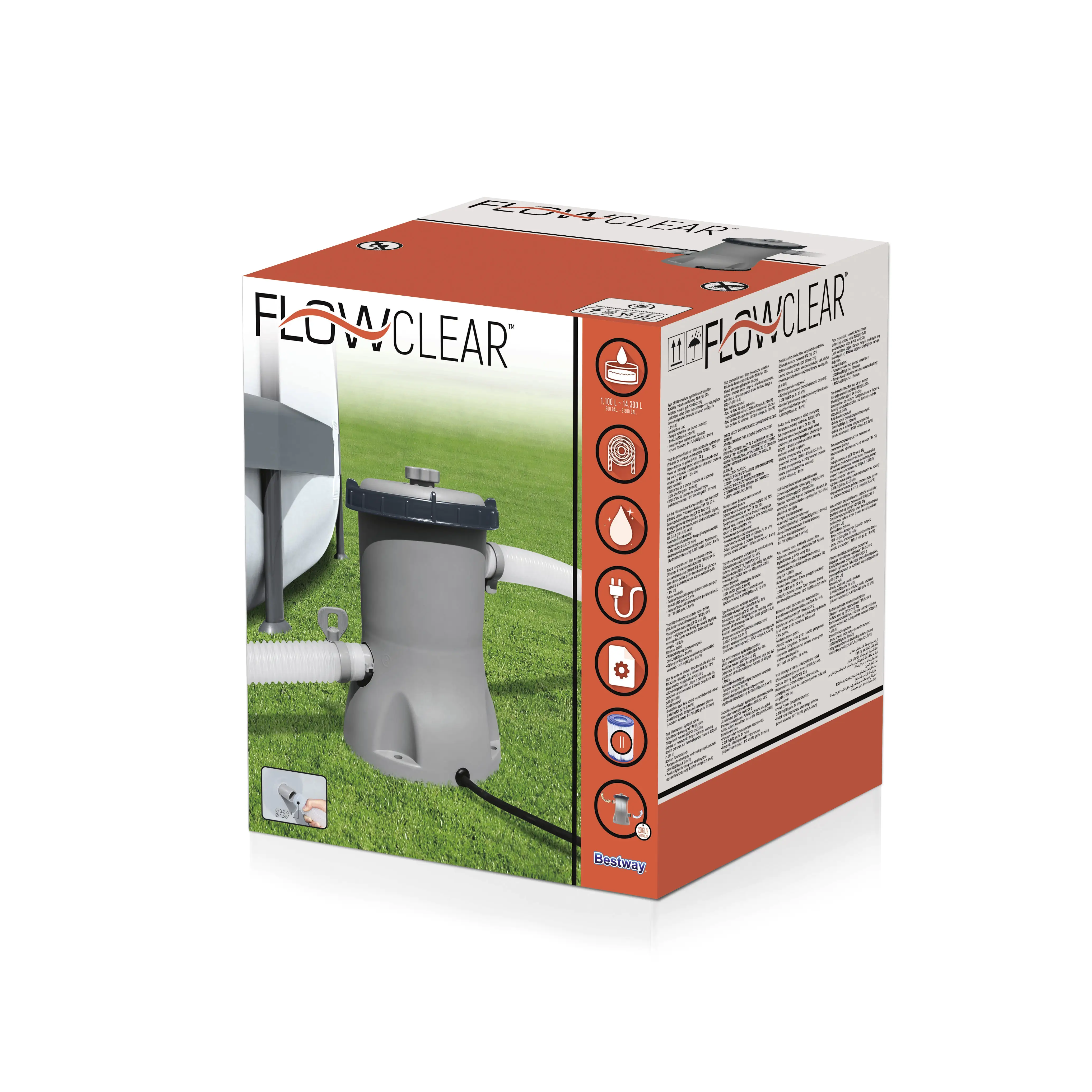 Bestway Flowclear Filterpumpe 2.006 L/h