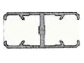 Gutta Aluline H-Profil 2000 x 36 x 17 mm