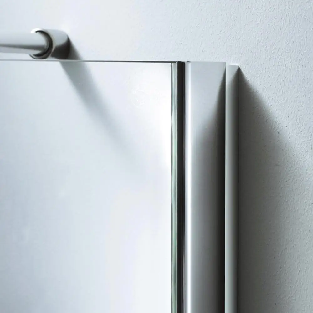 Breuer Espira Runddusche 80x80 4-teilig, Alu chromeffekt, Klarglas hell