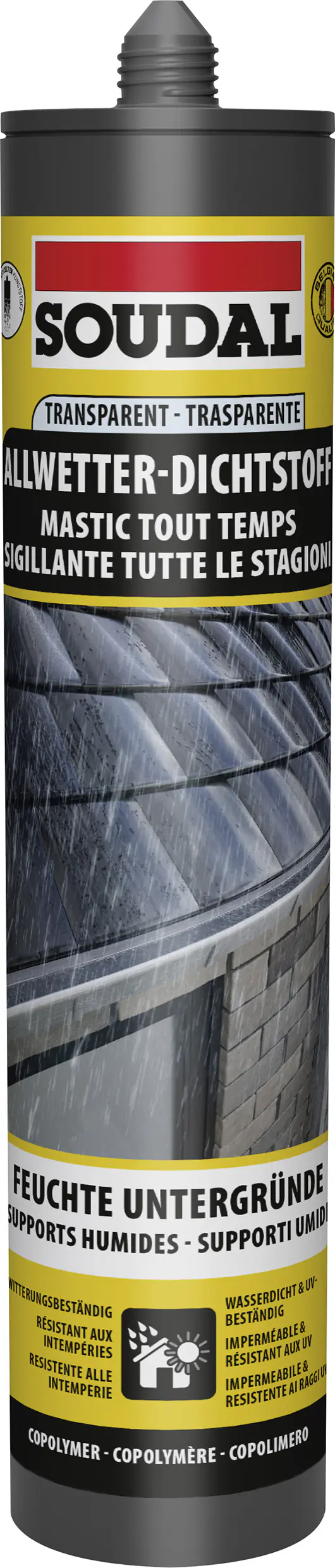 Soudal Allwetter-Dichtstoff transparent 300 ml