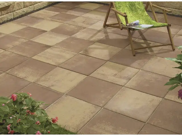 Kann Terrassenplatte Florenz 40 x 40 x 5 cm terra-nuanciert