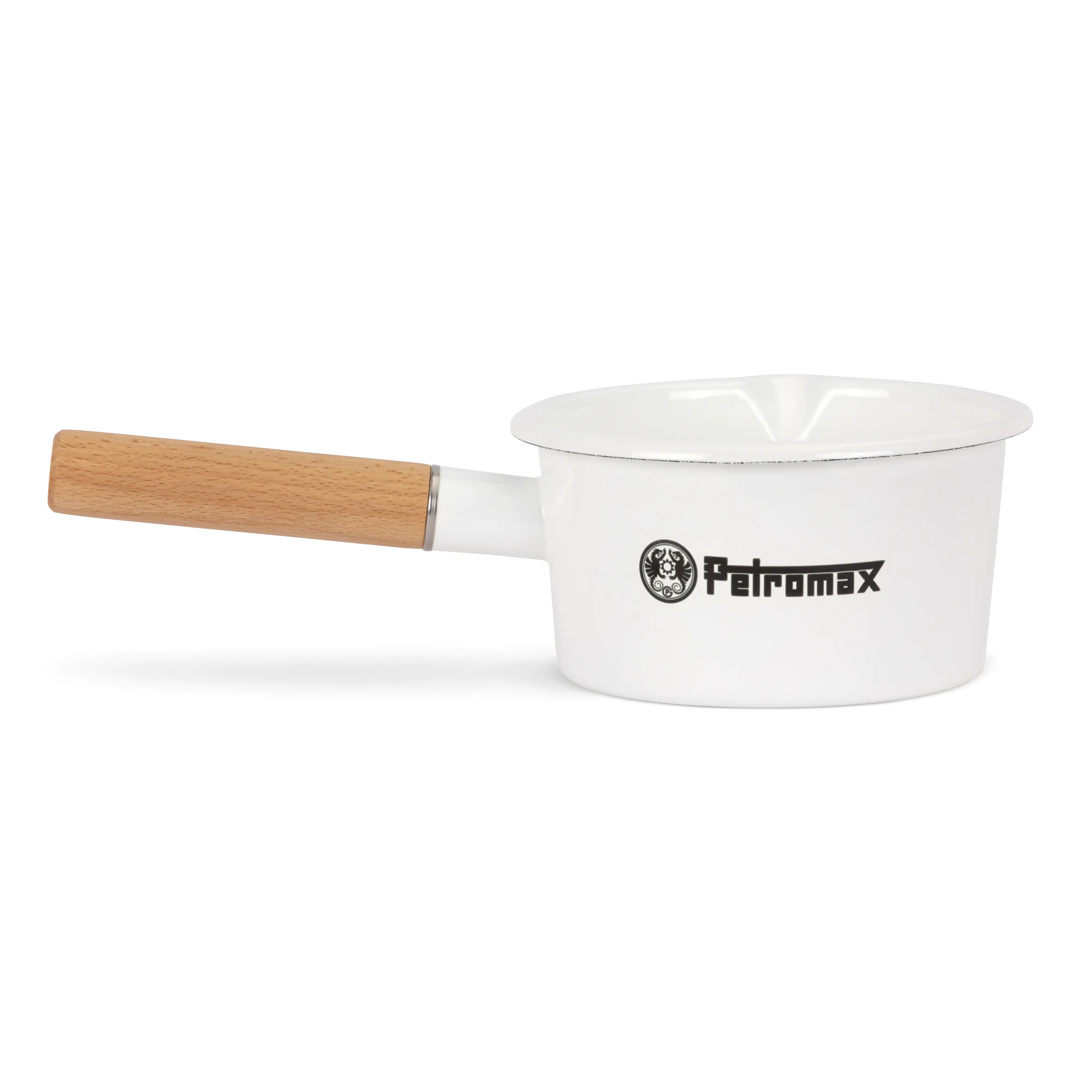 Petromax Stieltopf Emaille 1 Liter weiss