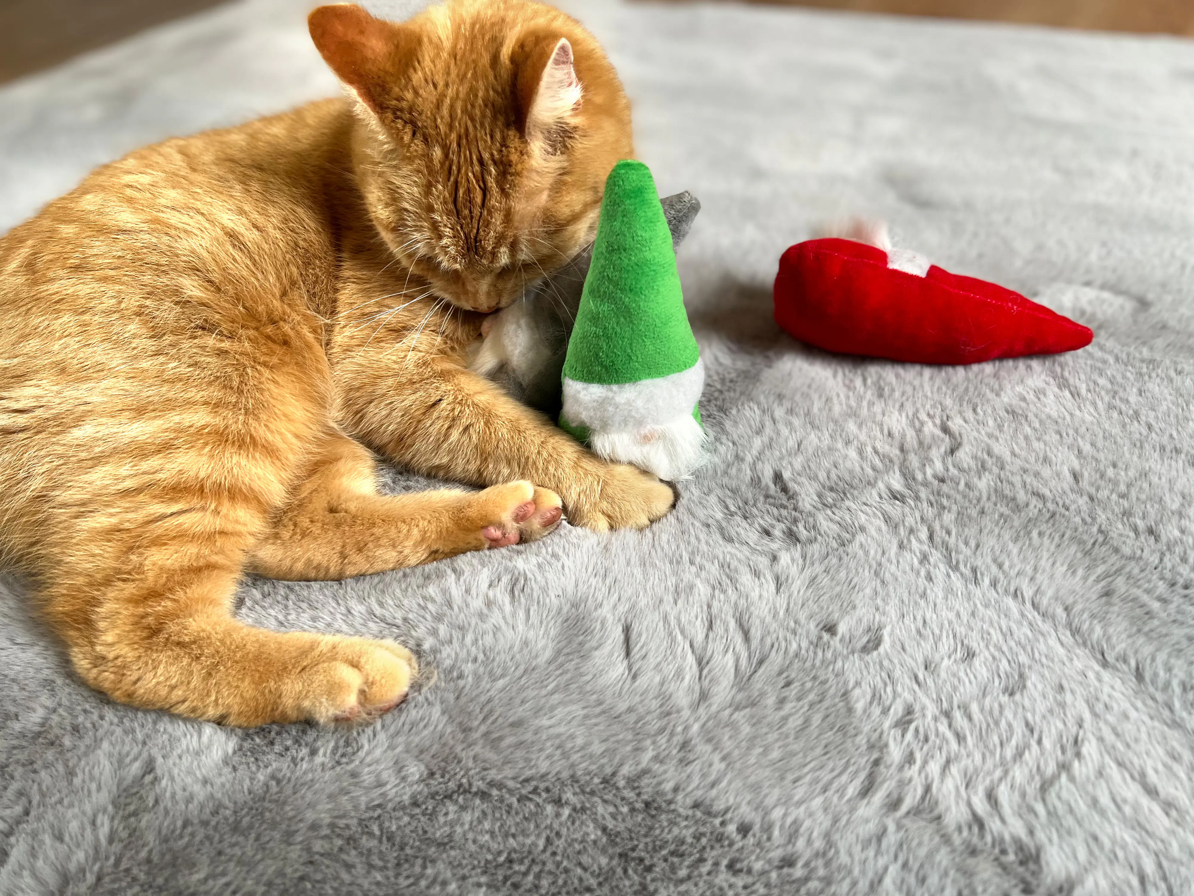 Aumüller Katzenspielzeug Weihnachtswichtel 15 cm  - 3 Stk.