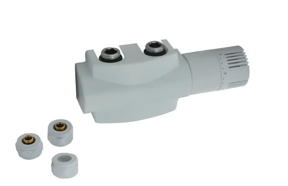 Primaster Heizkörperventilblocksatz Vario weiß