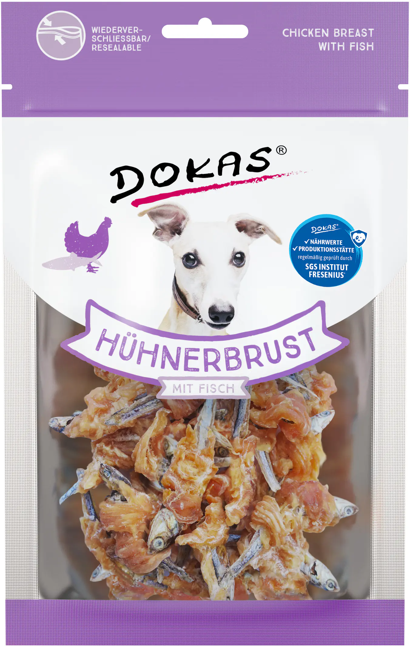 Dokas Hühnerbrust mit Fisch 70 g
