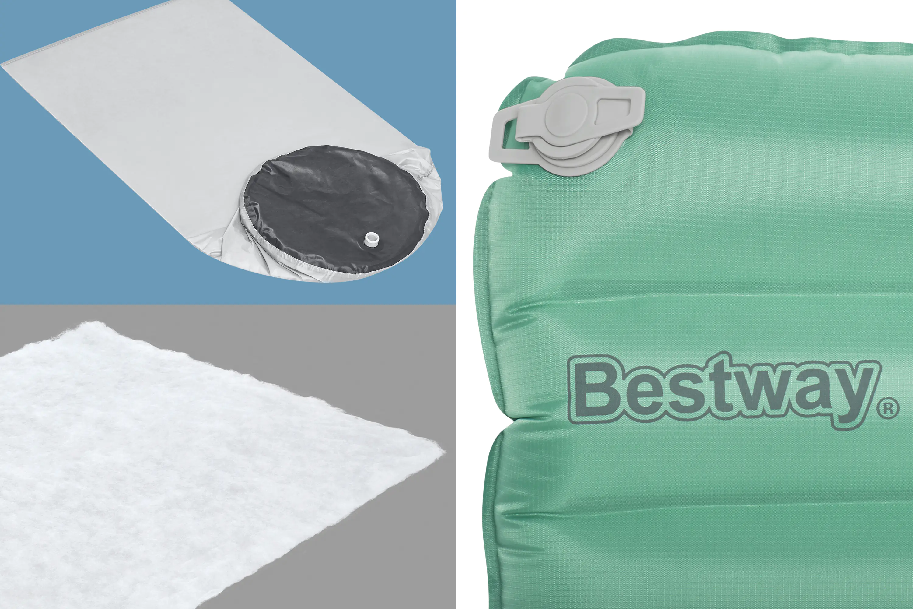 Bestway Isomatte AdventuRest aufblasbar grün 198 x 71 x 8 cm