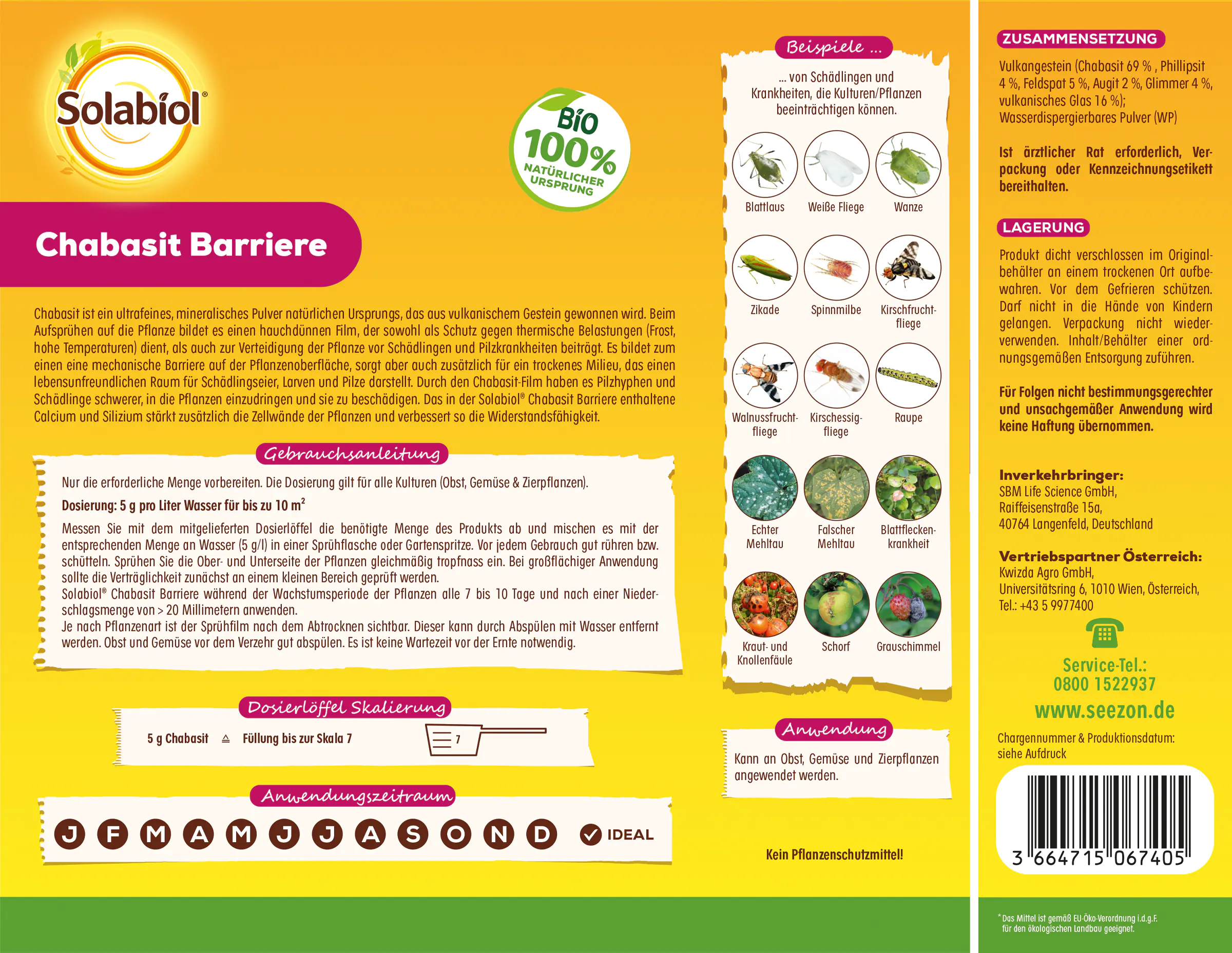 Solabiol Chabasit Barriere 400 g