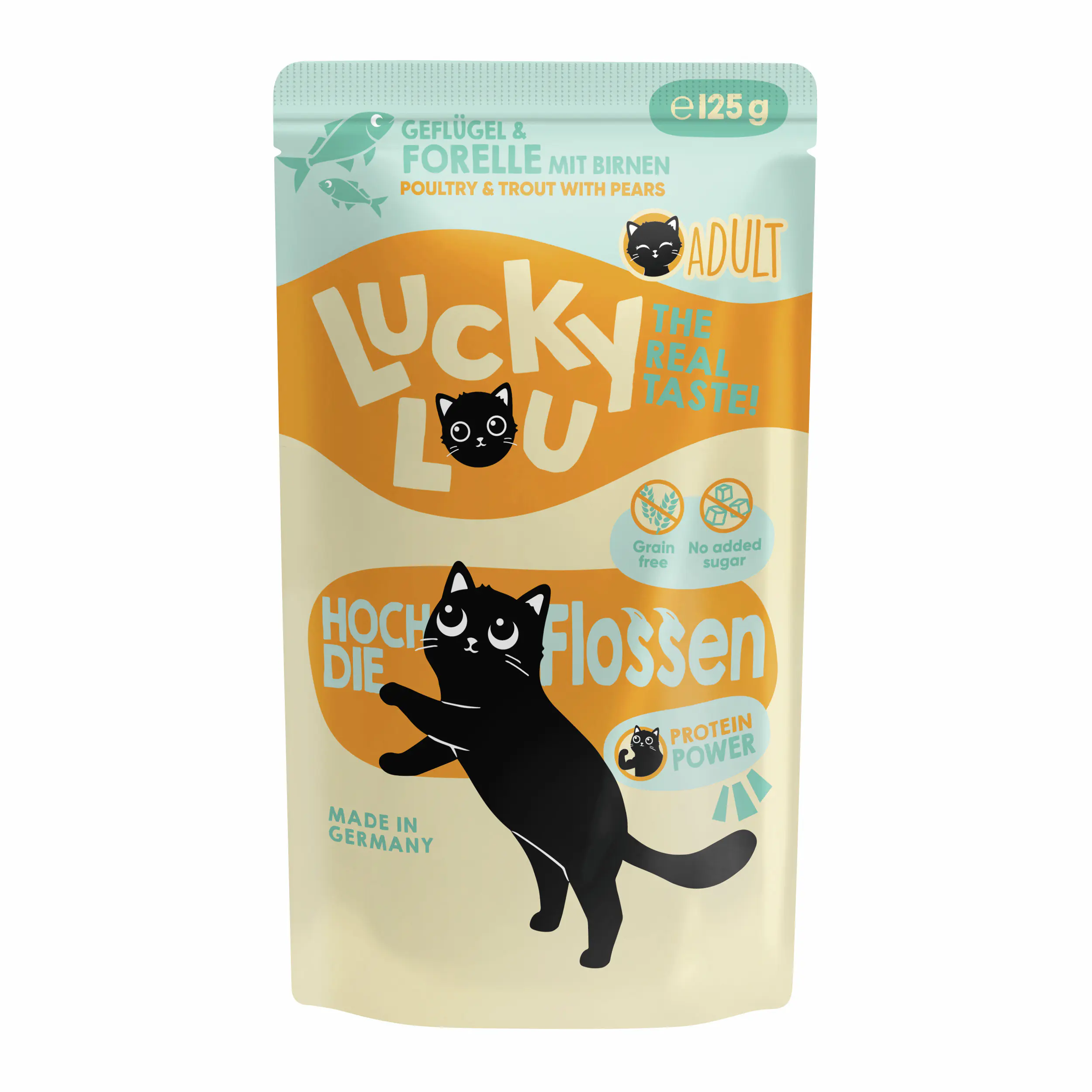 Lucky Lou Lifestage Adult Geflügel und Forelle 125g