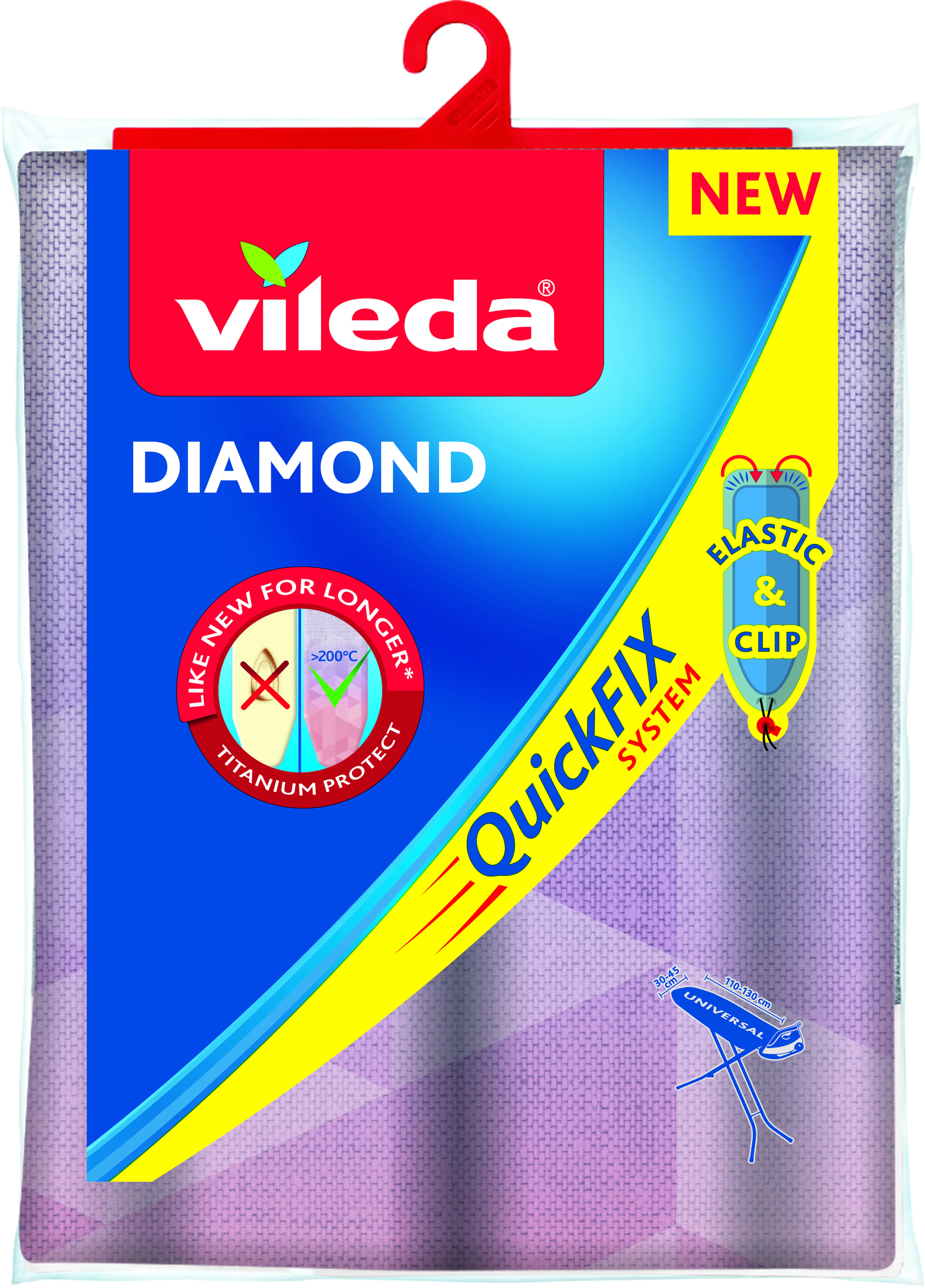 Vileda Bügeltischbezug QuickFIX Diamond universell