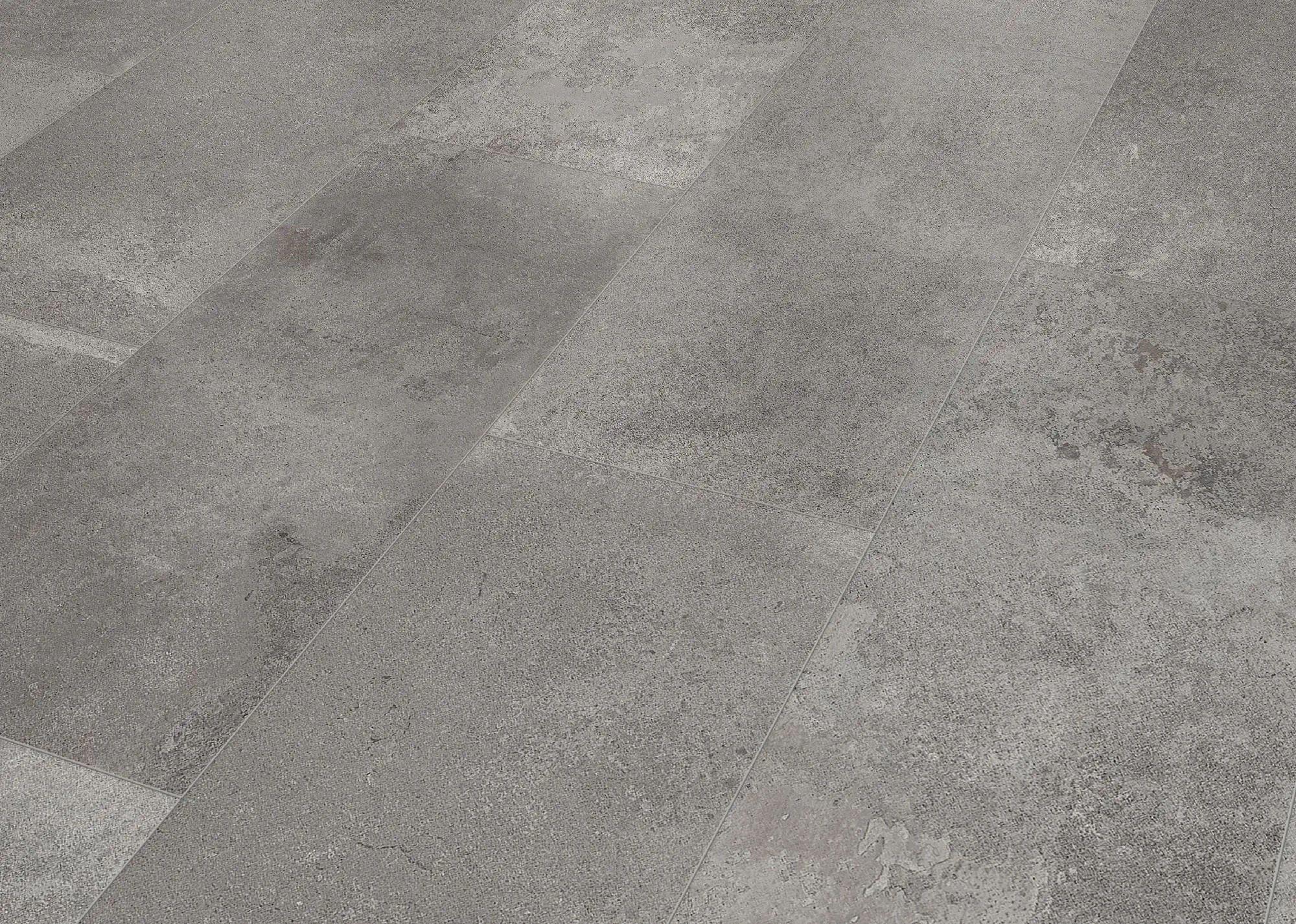 Classen Visiogrande Laminat Fliese Megaloc Aquaprotect 60,4 x 28 cm Zementestrich grau