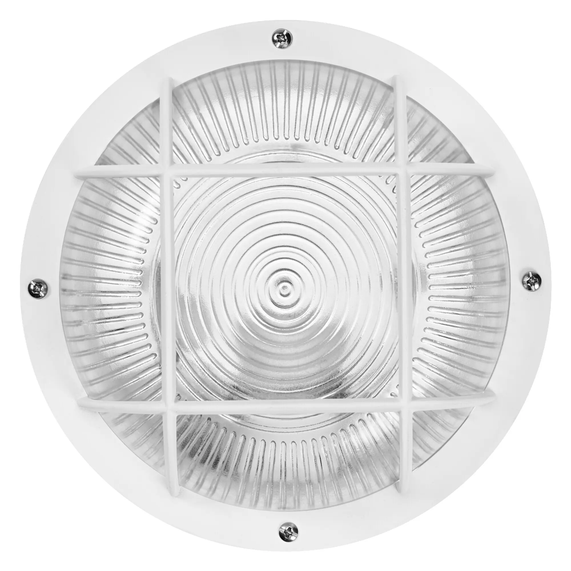 Osram LED Wandleuchte Bulkhead Essential Round E27 weiß