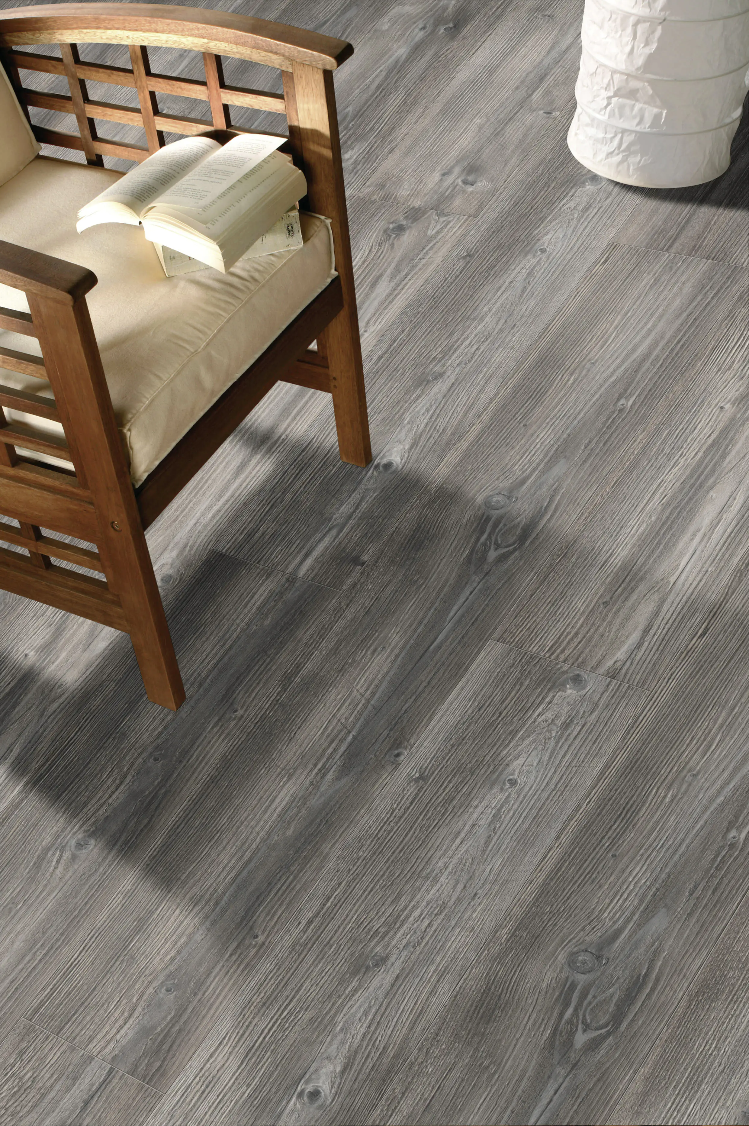 Classen Laminat 7 mm 4V 128,6 x 19,4 cm 7 mm Kiefer grau