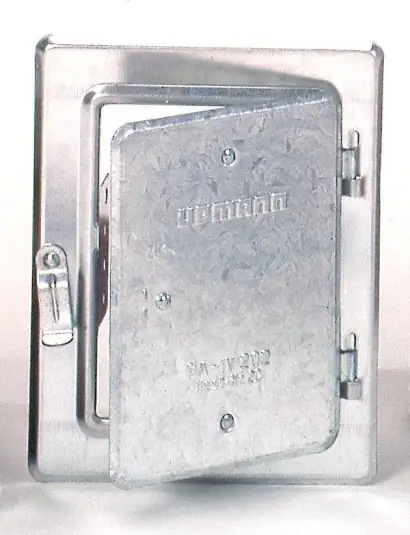 FireFix Kamintür 23x29 cm, Edelstahl