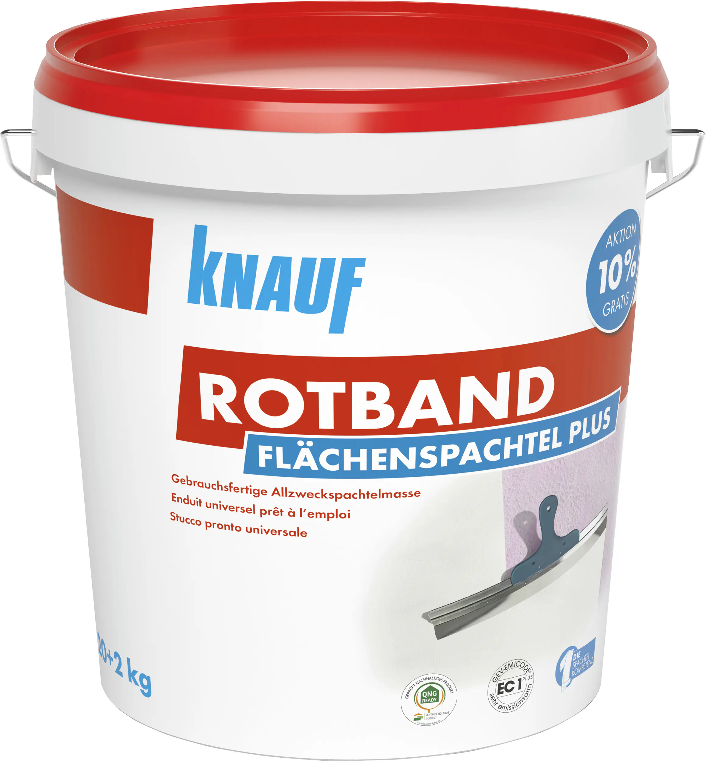 Knauf Rotband Flächenspachtel Plus 22 kg