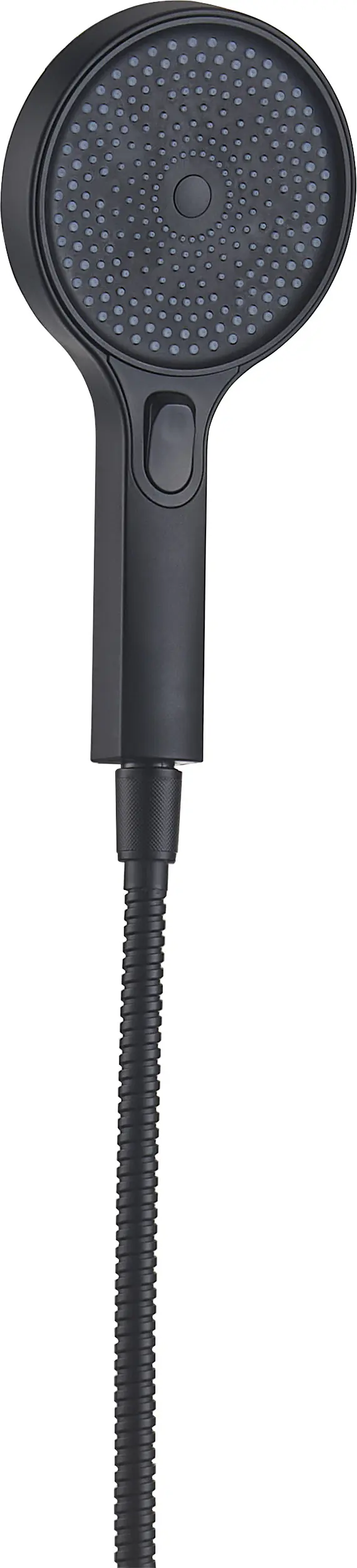 Primaster Handbrause-Set Flavia 3 Strahlarten schwarz matt