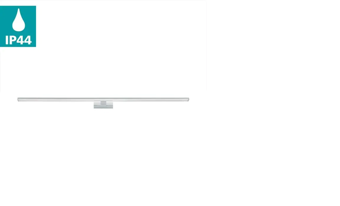 Eglo LED Spiegelleuchte Pandella 1 chrom-silber 120 x 4 cm neutralweiß