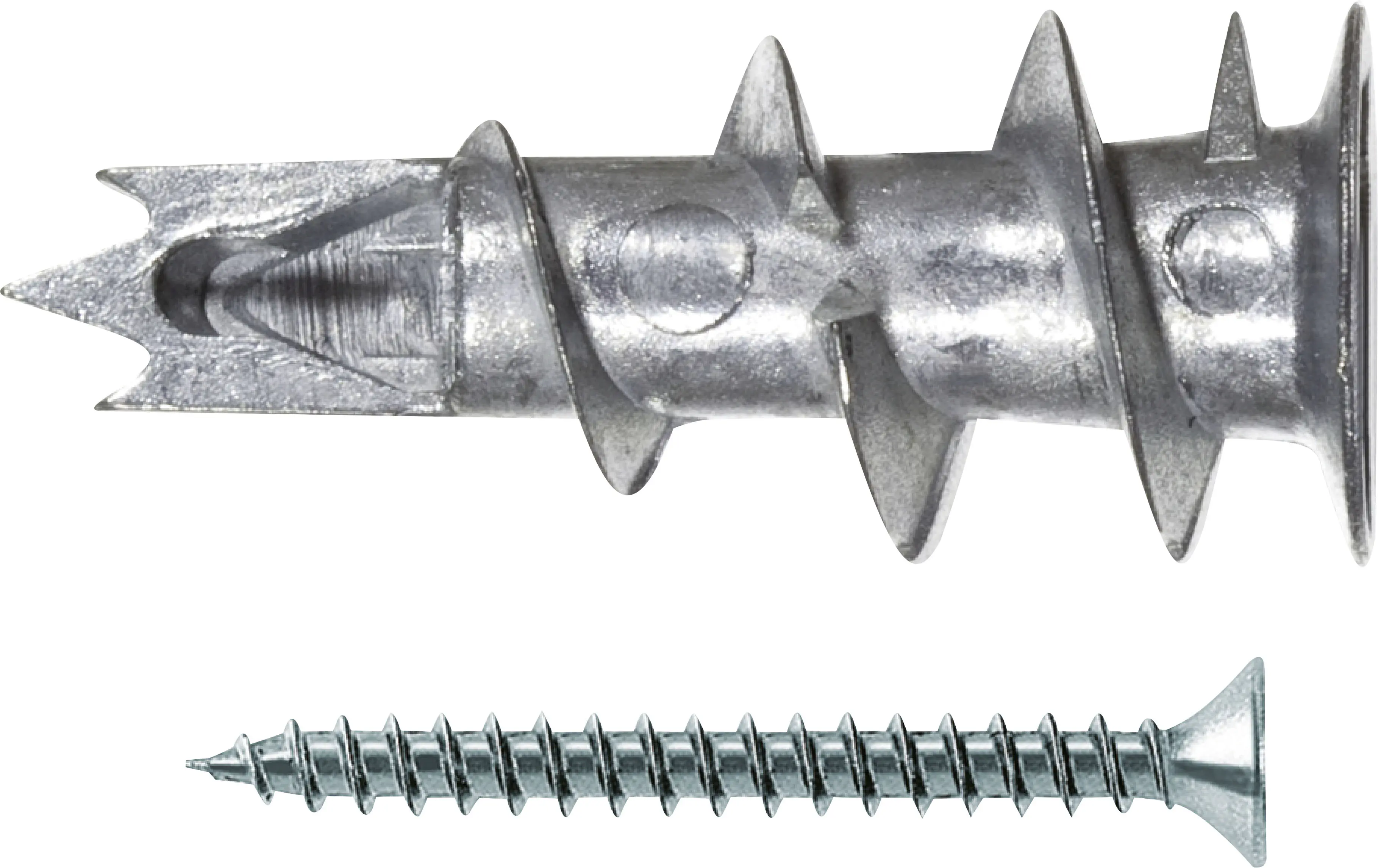 Fischer Gipskartondübel Metall GKM S 31 mm mit Schraube - 6 Stück