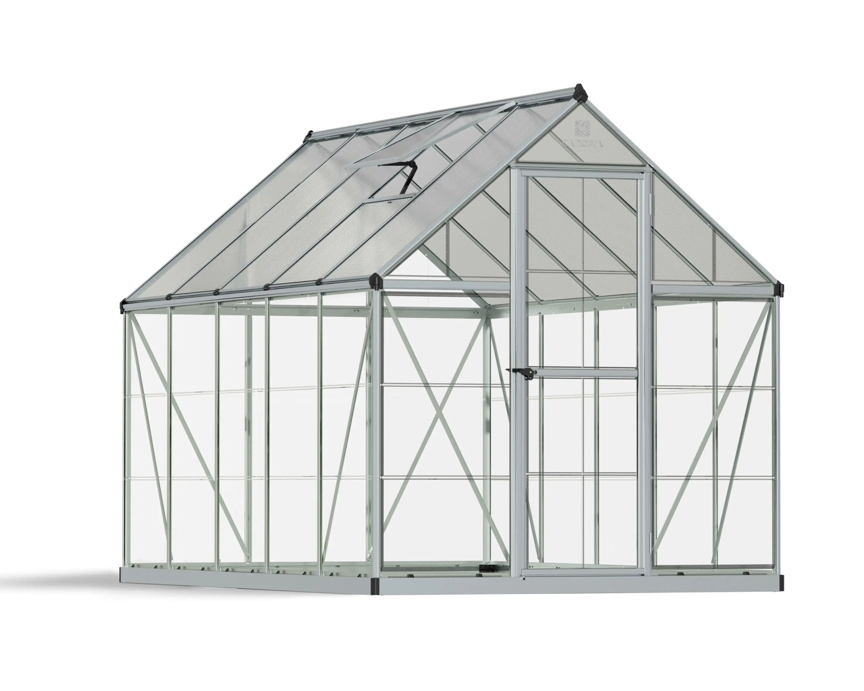 Canopia Gewächshaus Hybrid 6X10 silber 185 x 306 x 208 cm