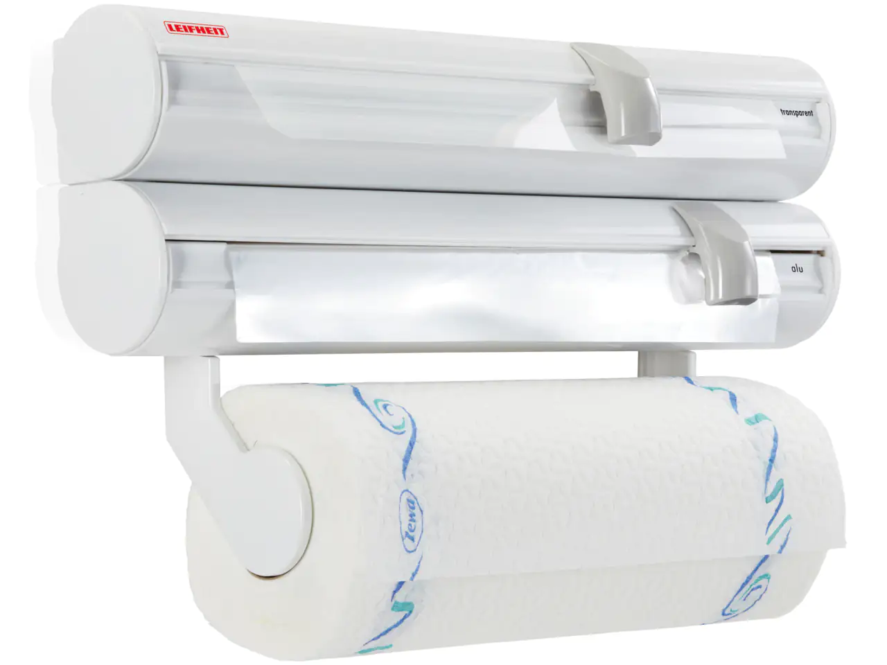 Leifheit Wandrollenhalter Rolly Mobil ComfortLine für 3 Rollen