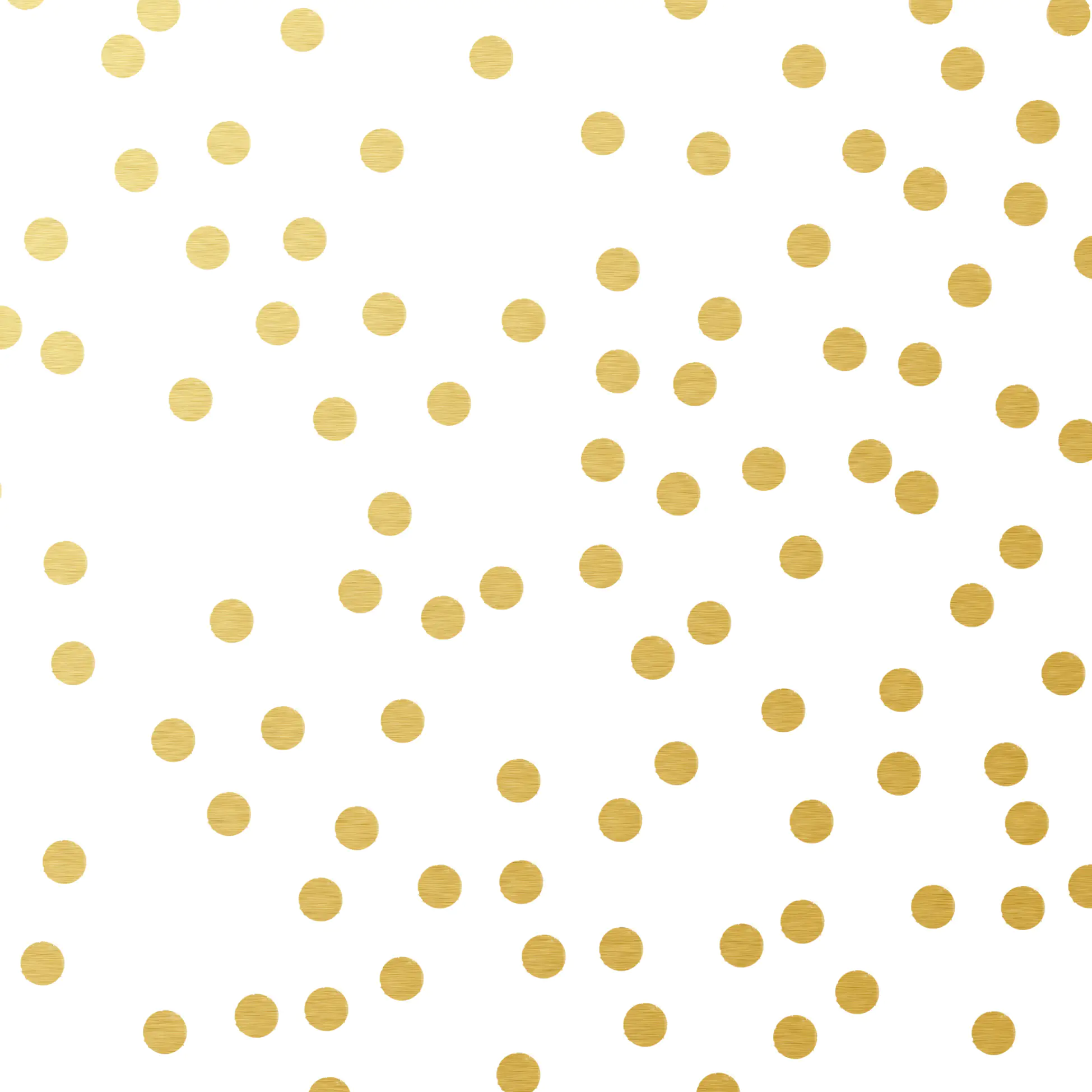 Braun & Company Servietten Motiv Golden Dots weiß 33 x 33 cm - 20er Pack