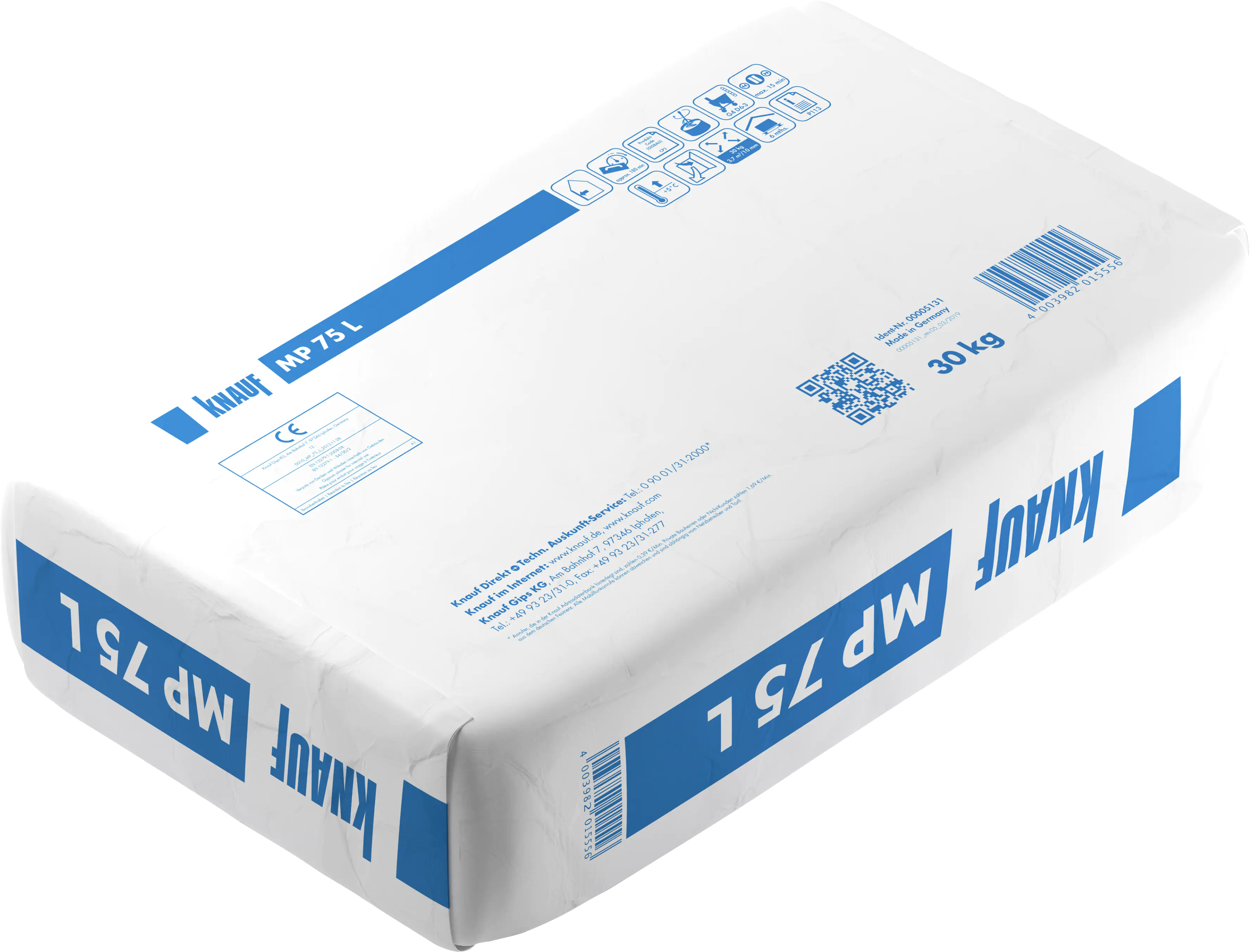 Knauf Maschinenputz MP 75 L weiß, 30 kg