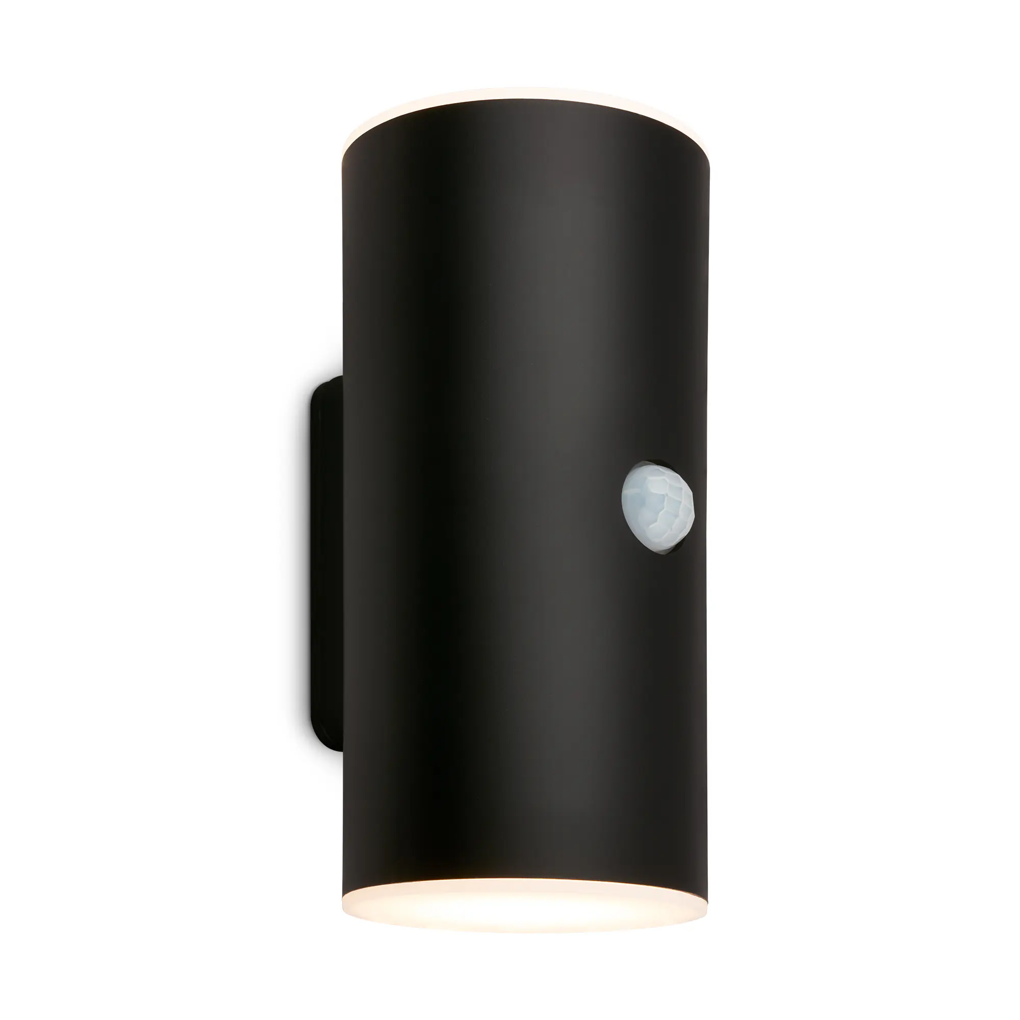 Briloner LED Akku-Außenwandleuchte Lima  6W schwarz Bewegungsmelder warmweiß