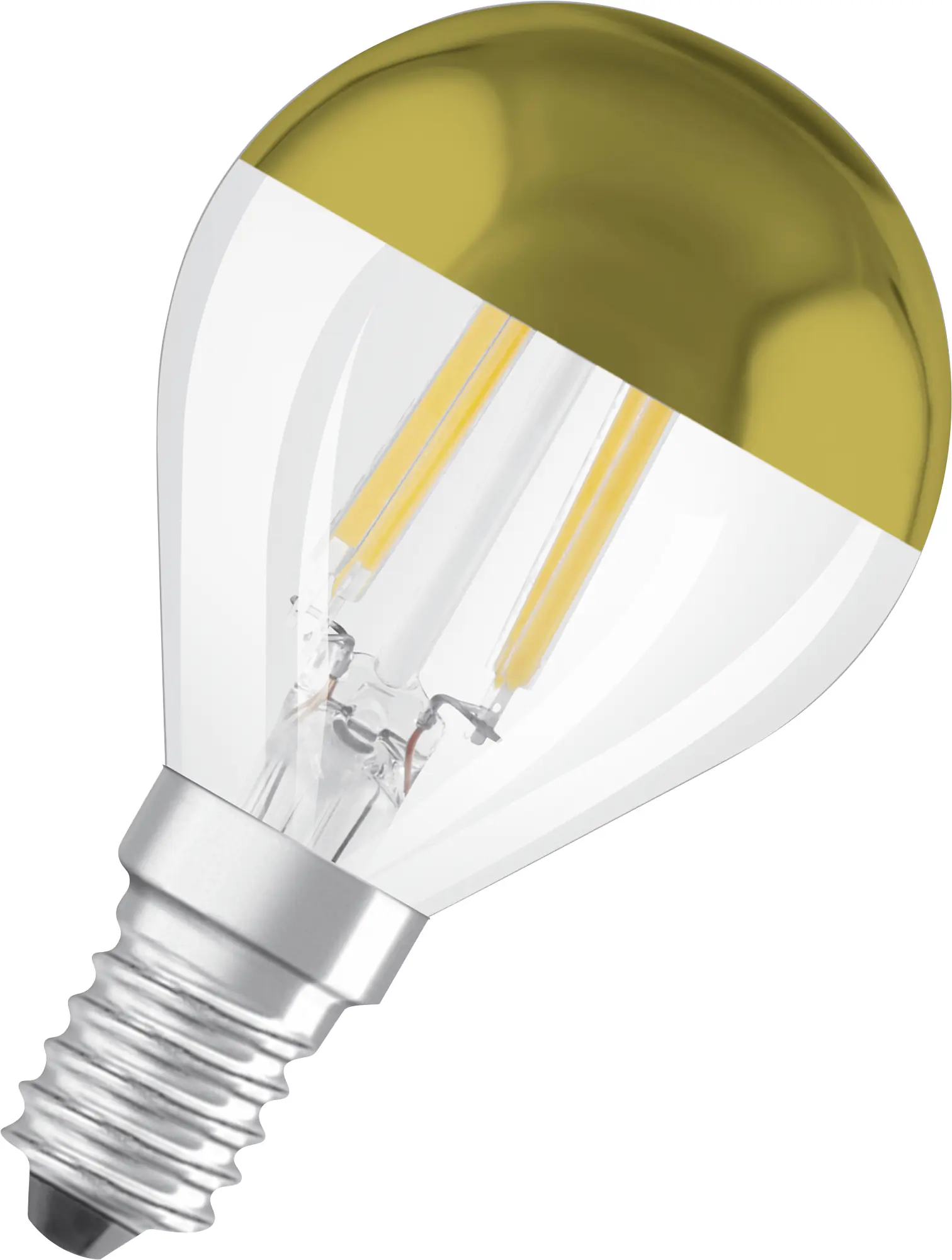 Osram LED Spiegelkopflampe gold E14 4W warmweiß, klar