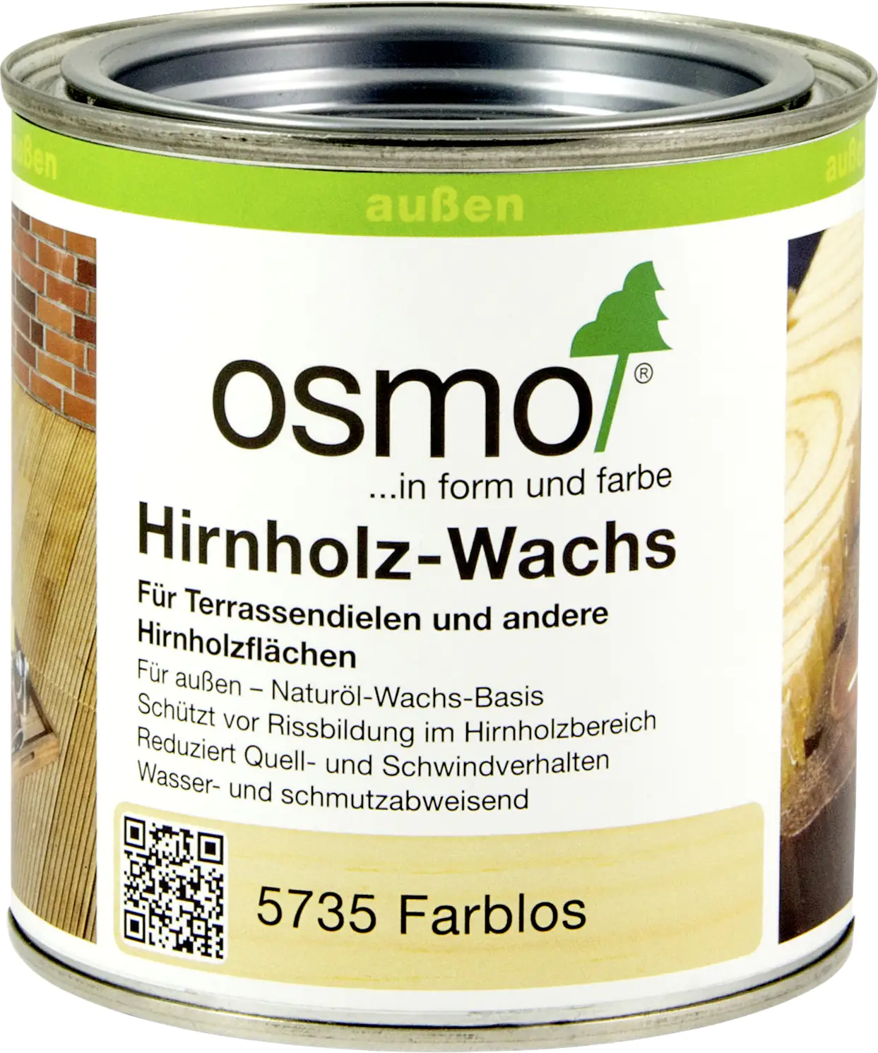 Osmo Hirnholz - Wachs 375 ml farblos