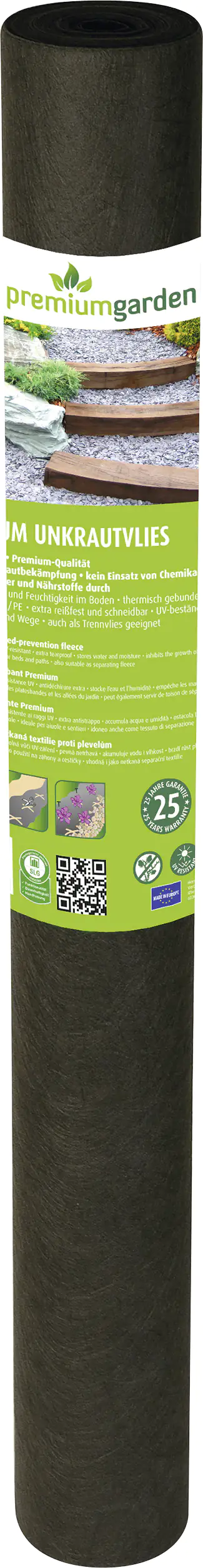 Premium Garden Unkrautvlies 1 x 25 m