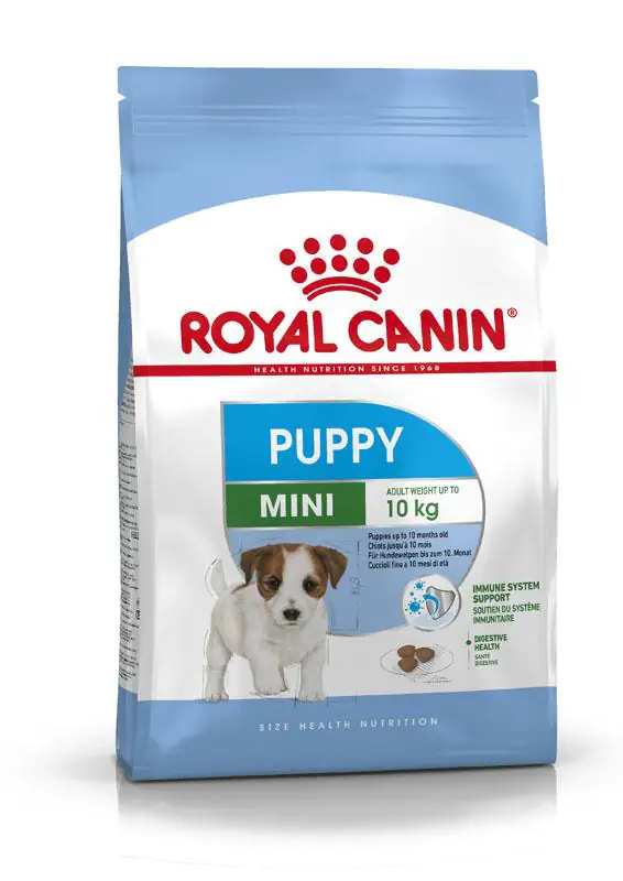 Royal Canin Hundetrockenfutter Junior Mini 2 kg Geflügel mit Reis
