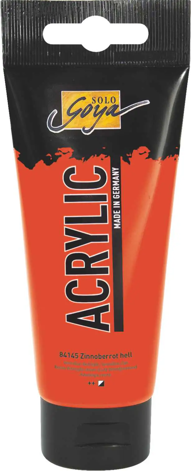 Kreul Solo Goya Acrylic Tube zinnoberrot hell 100 ml 