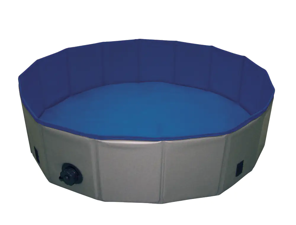 Nobby Hundepool Cover grau/blau