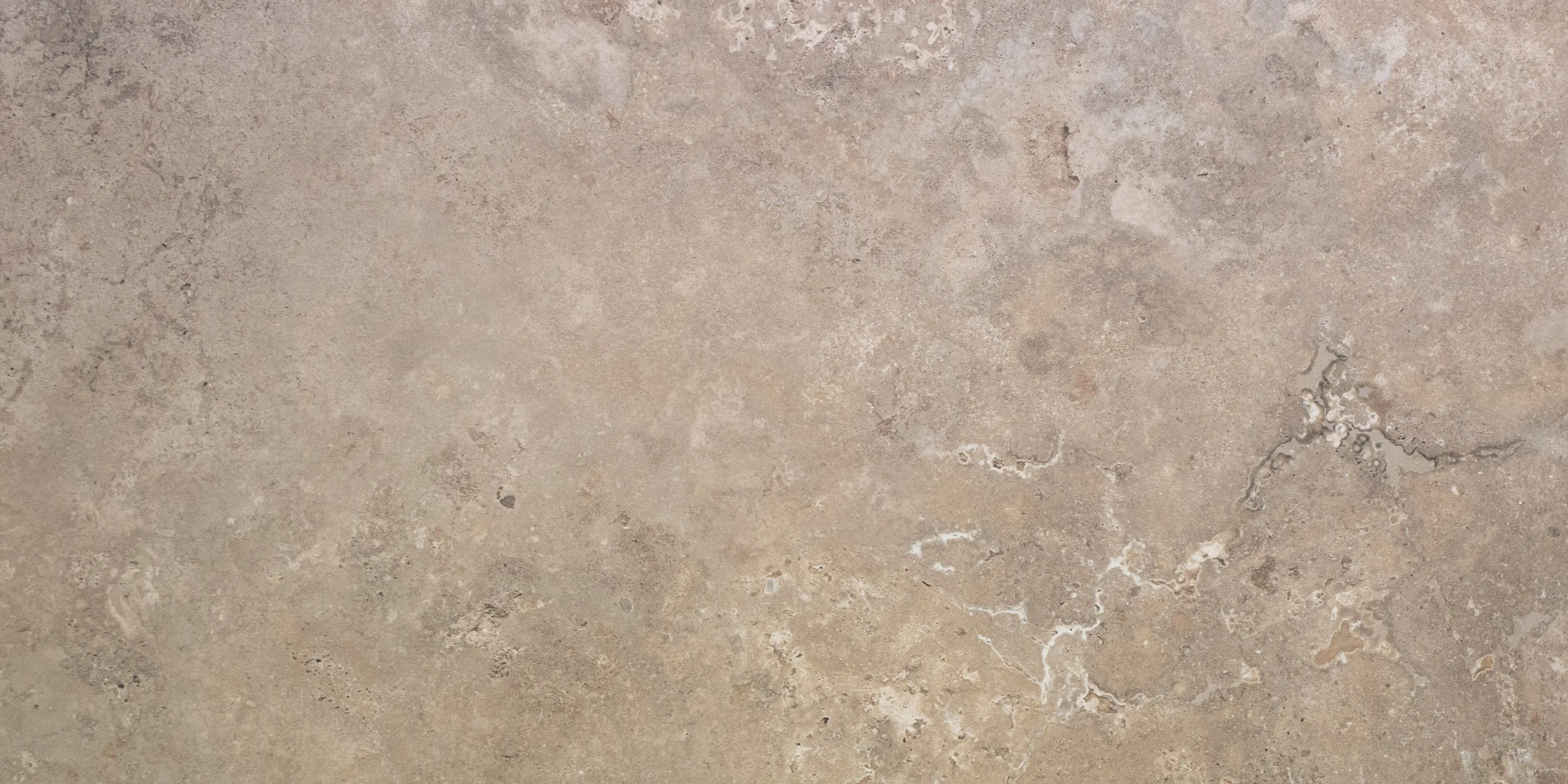 Bodenfliese Feinsteinzeug Travertino 60 x 120 cm crema