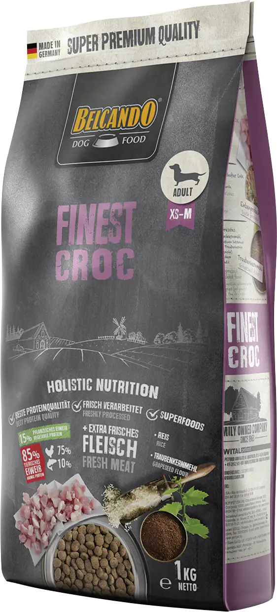 Belcando Finest Croc Hundetrockenfutter Adult 1 kg Geflügel & Rind 