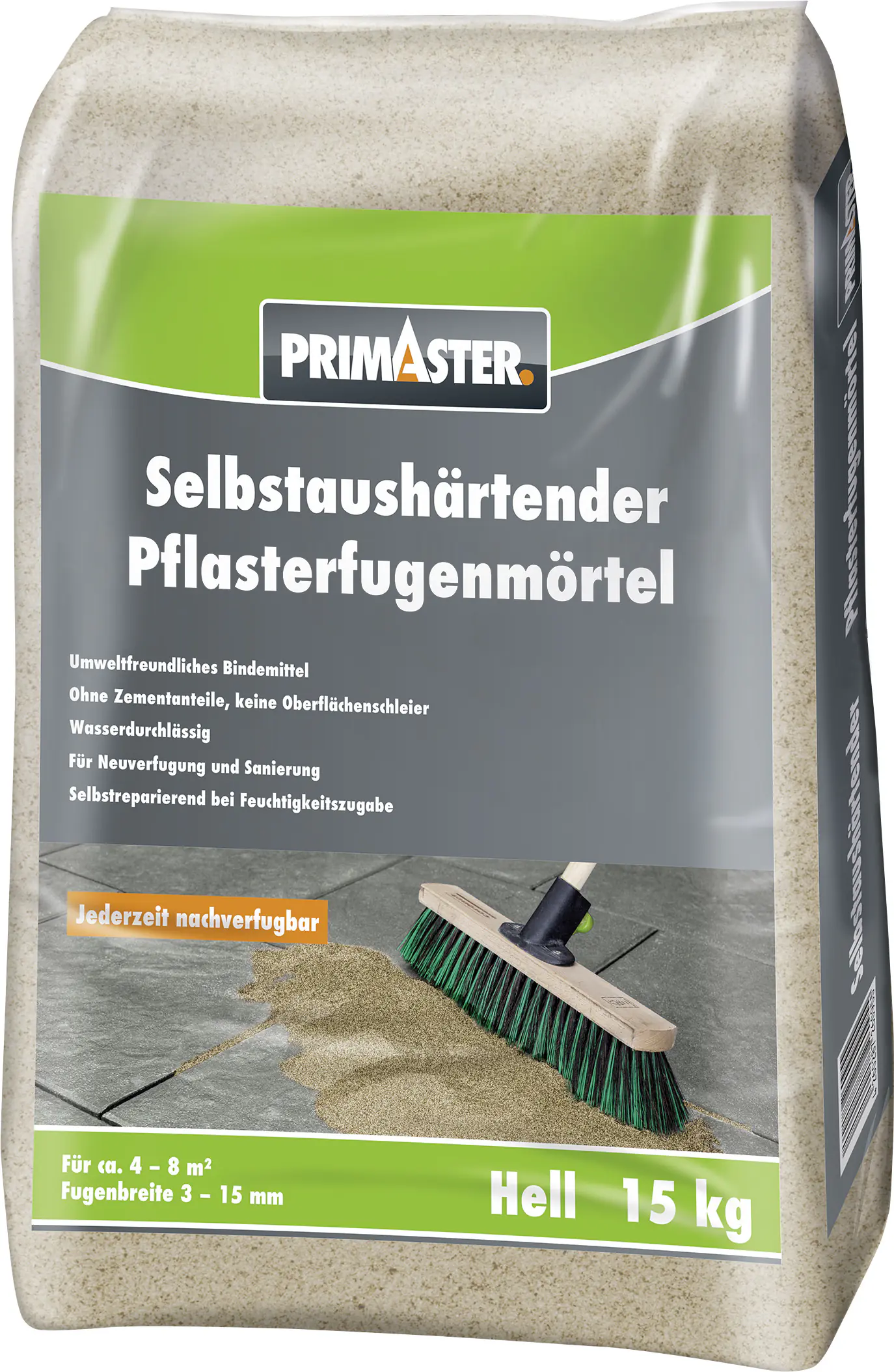 Primaster Pflasterfugenmörtel Öko selbstaushärtend 15 kg hell