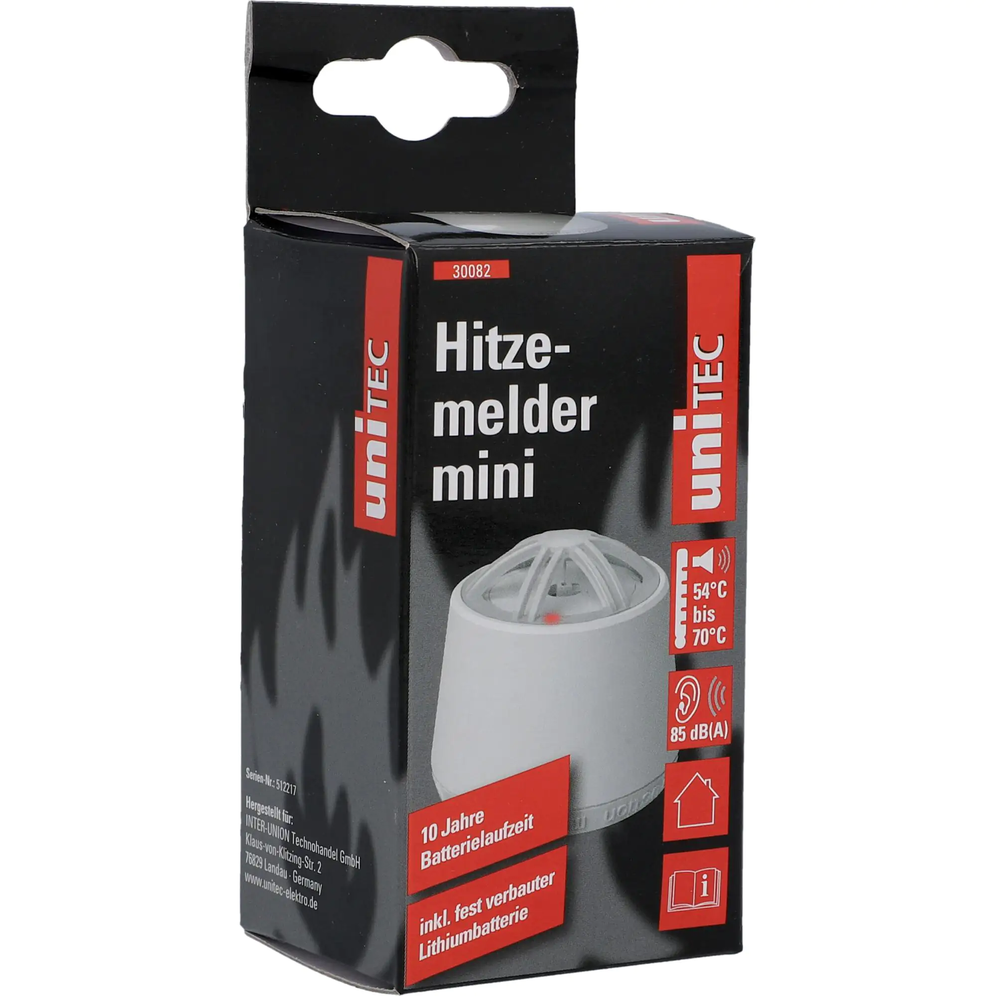 Hitzemelder weiß mini