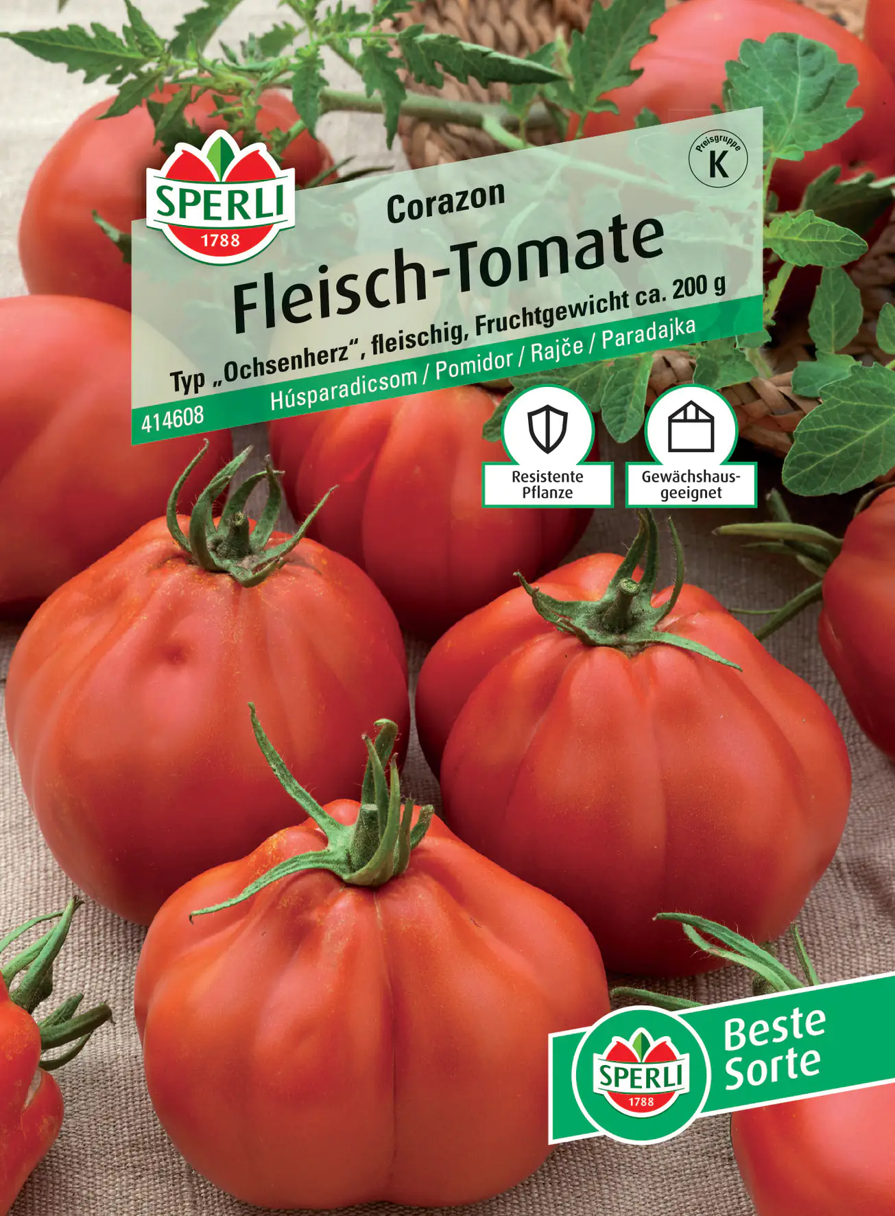 Sperli Fleisch-Tomate Corazon F1