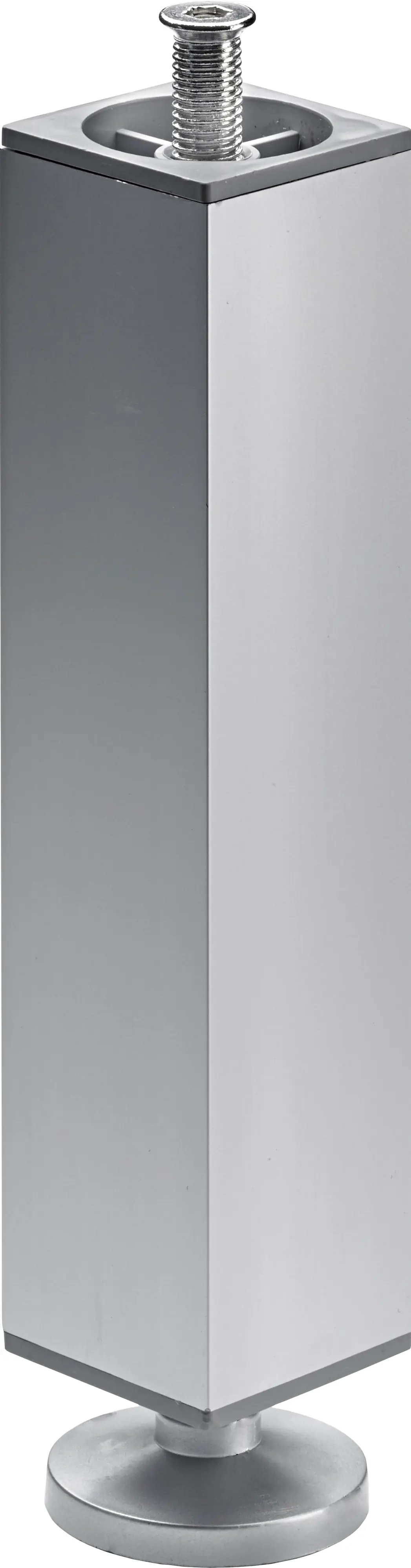 Hettich Möbelfuß Ancona für schwere Tischplatten Aluminium Ø 60 x 100 mm