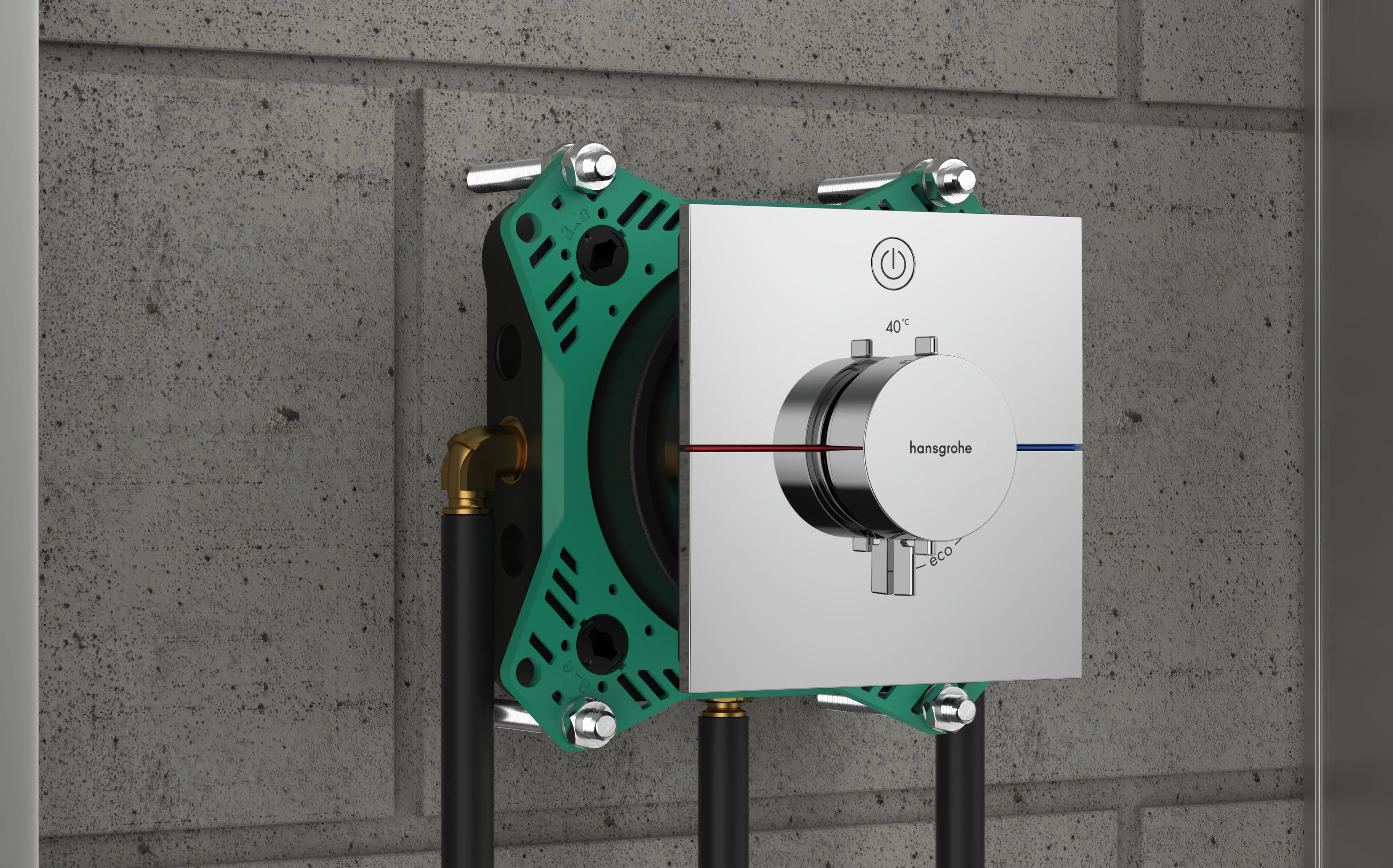 Hansgrohe Duscharmatur ShowerSelect Comfort E Unterputz für 1 Verbraucher